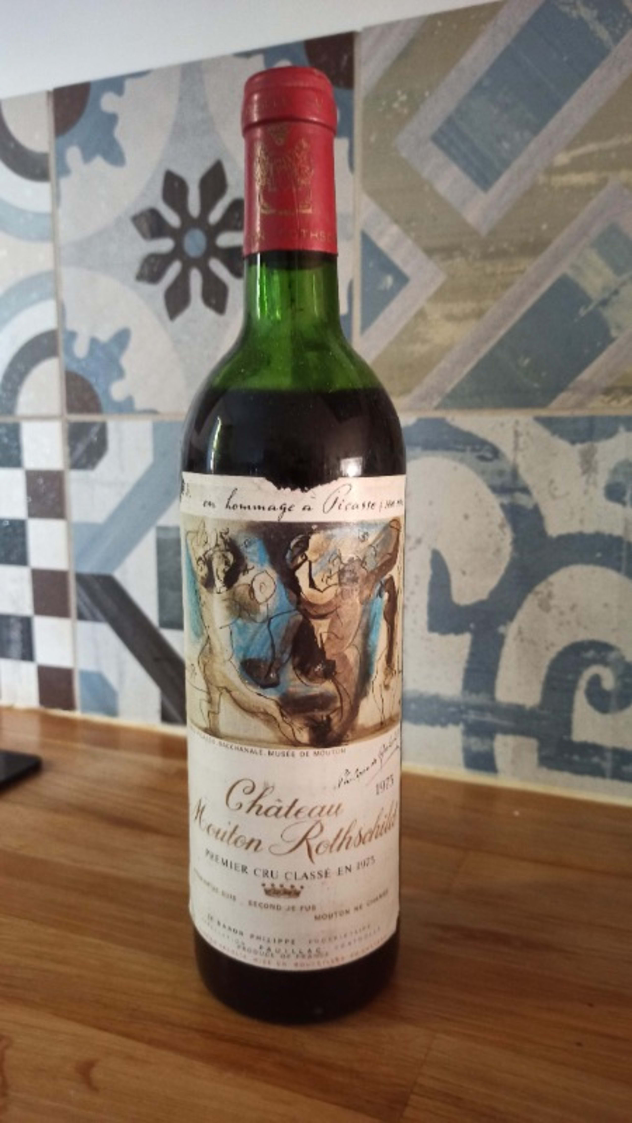 1er Cru Classé, Château Mouton Rothschild, Pauillac, 1973