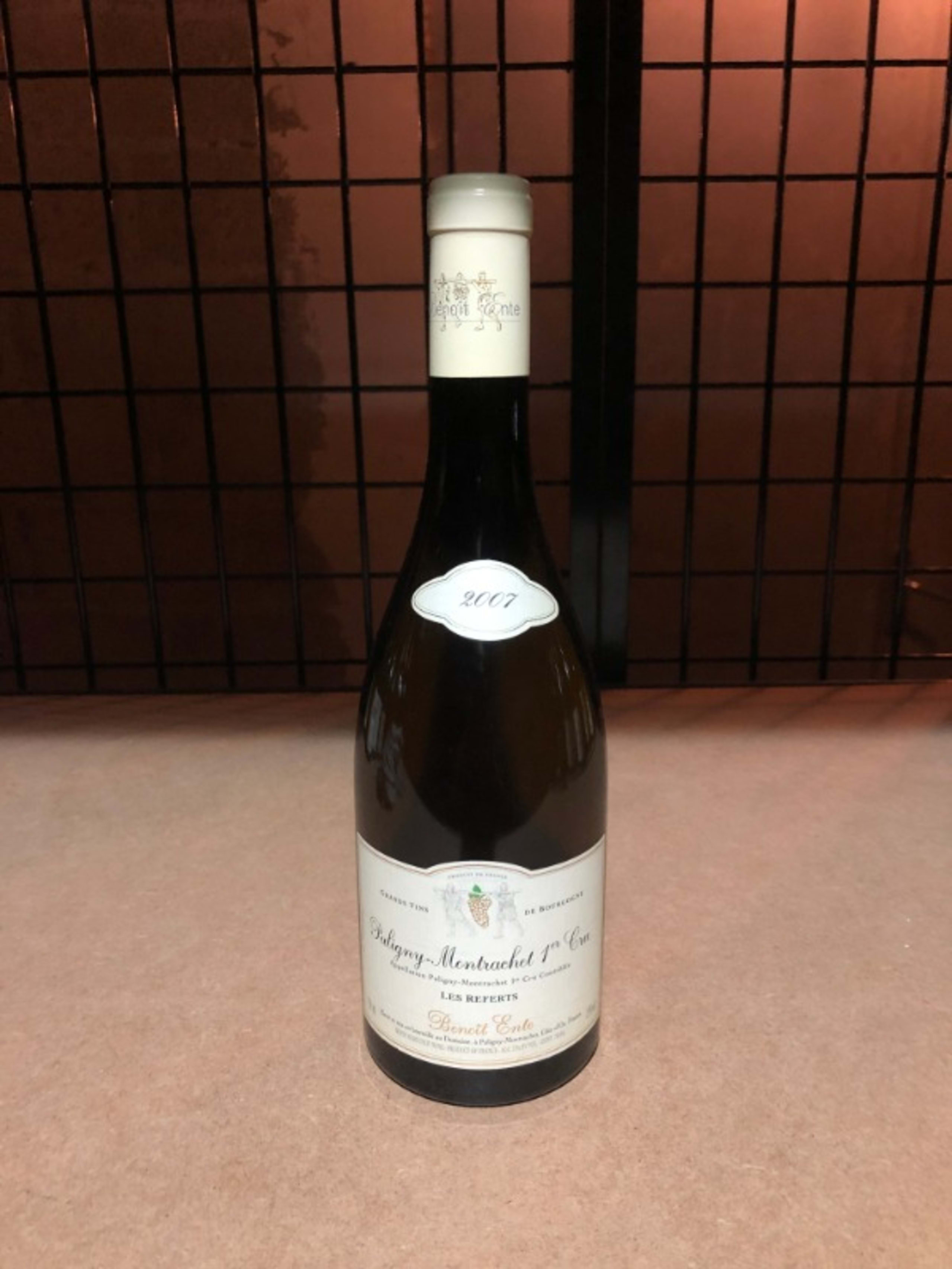 Puligny-Montrachet, 1-er cru - Les Referts, Benoit Ente, 2007