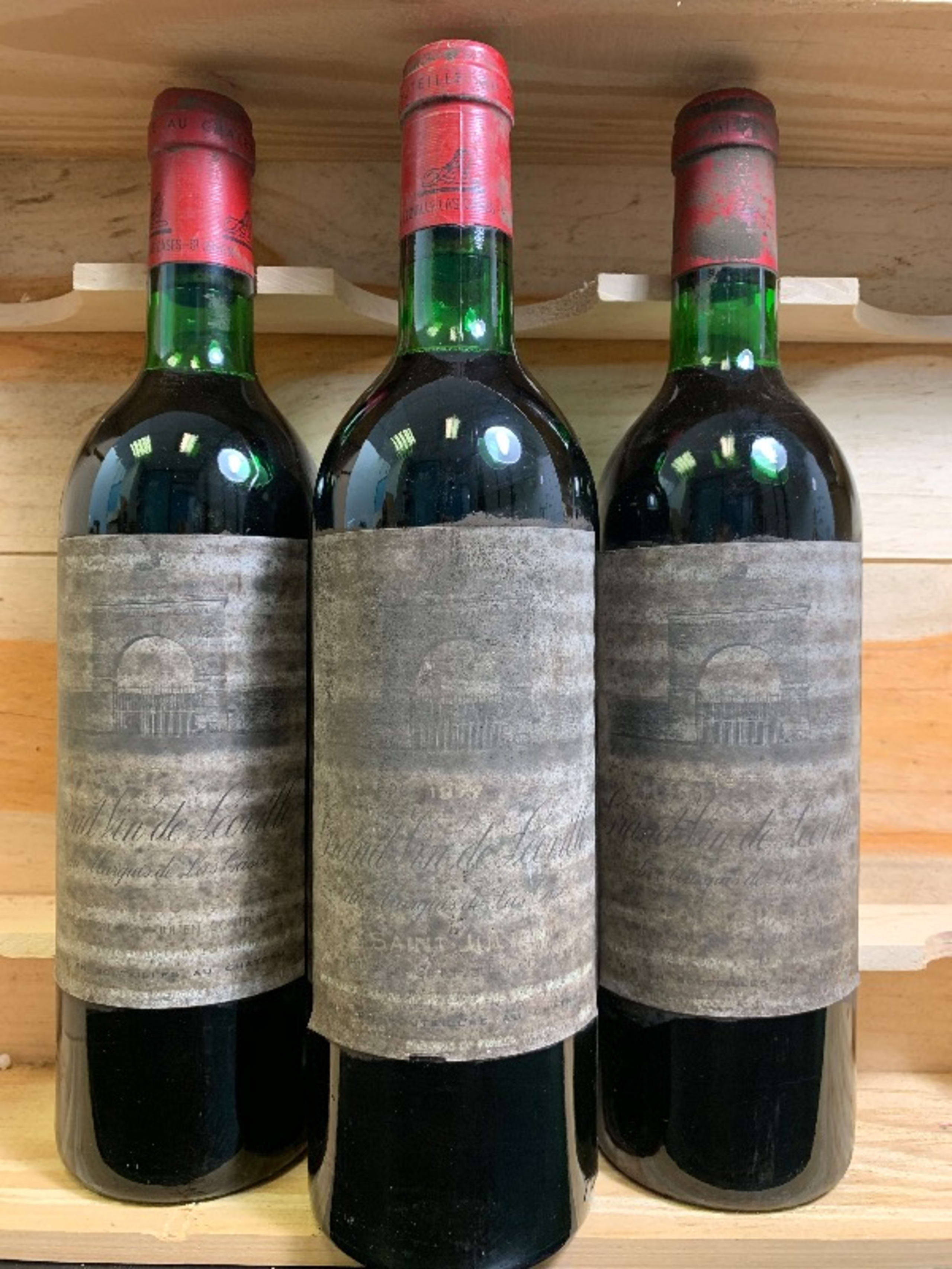 3 x Château Léoville las Cases, Saint-Julien, 1977