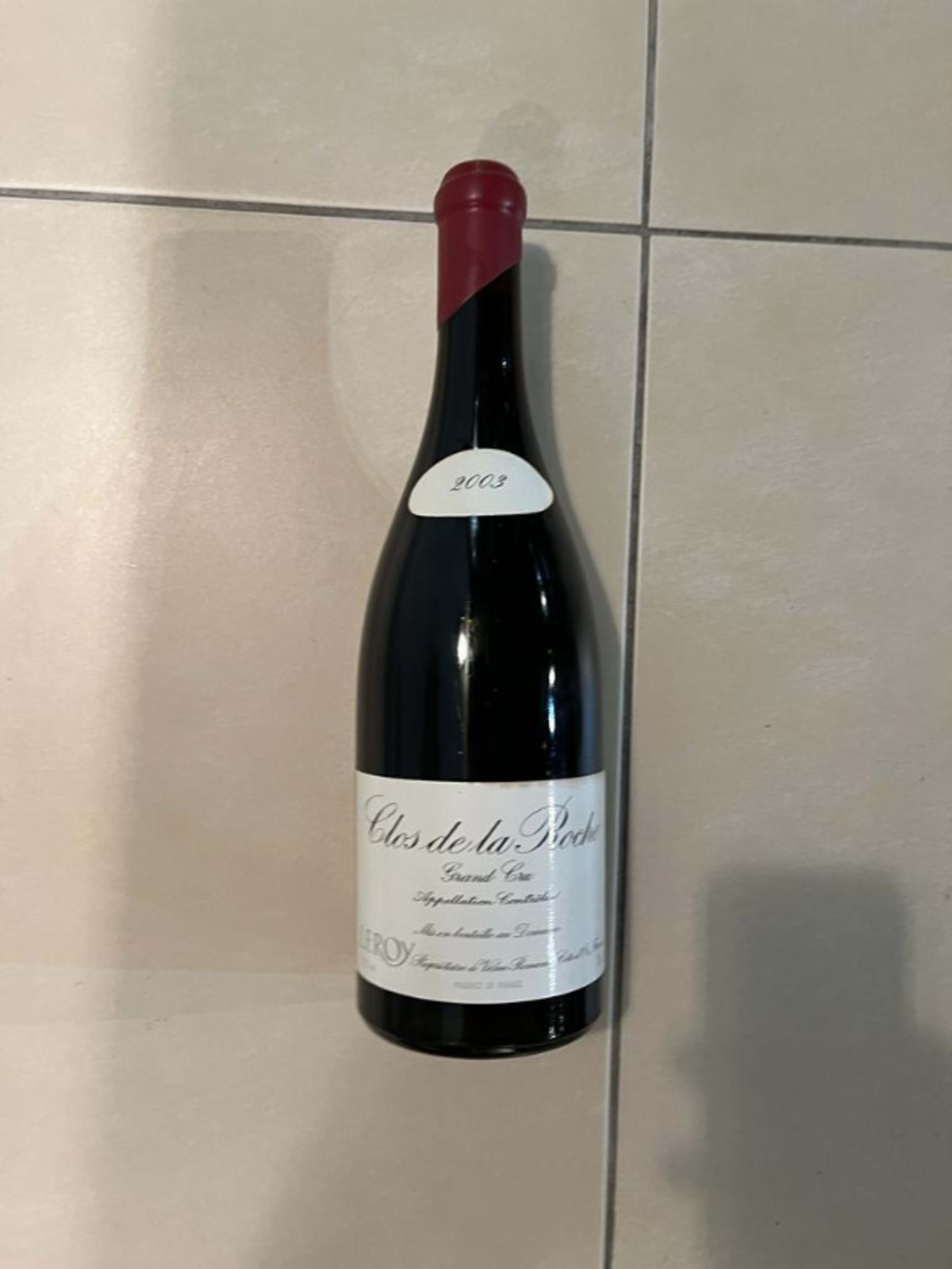 Clos-de-la-Roche, Grand Cru, Domaine Leroy, 2003