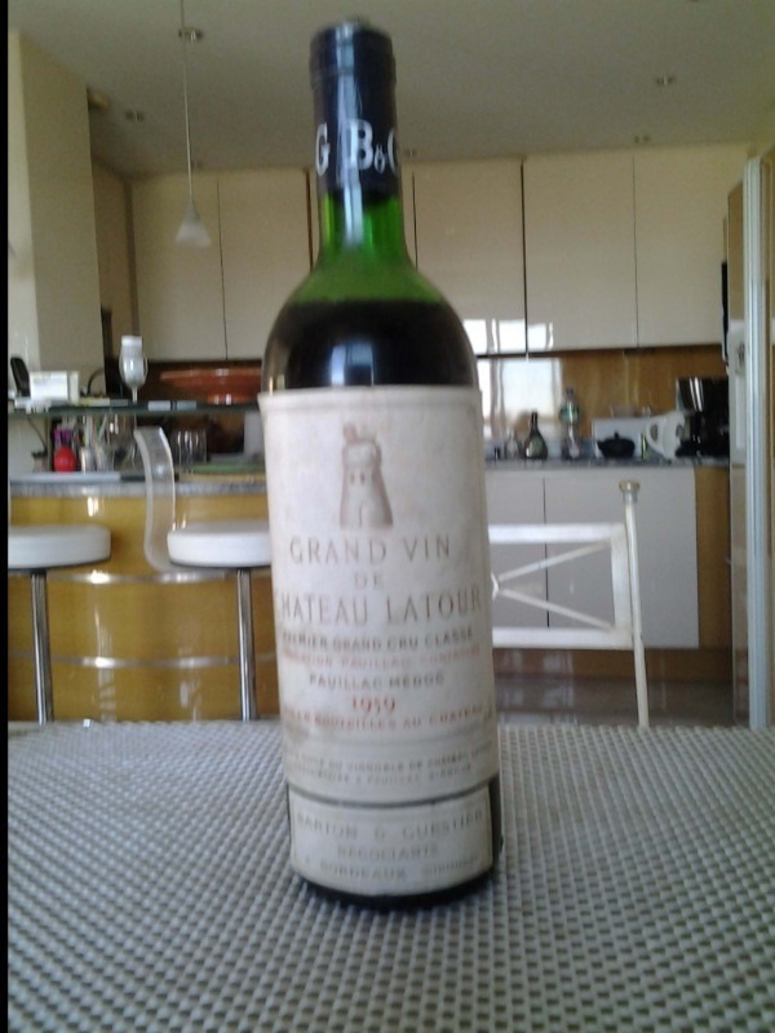 1et GCC, Grand Vin de Château Latour, Pauillac, 1959
