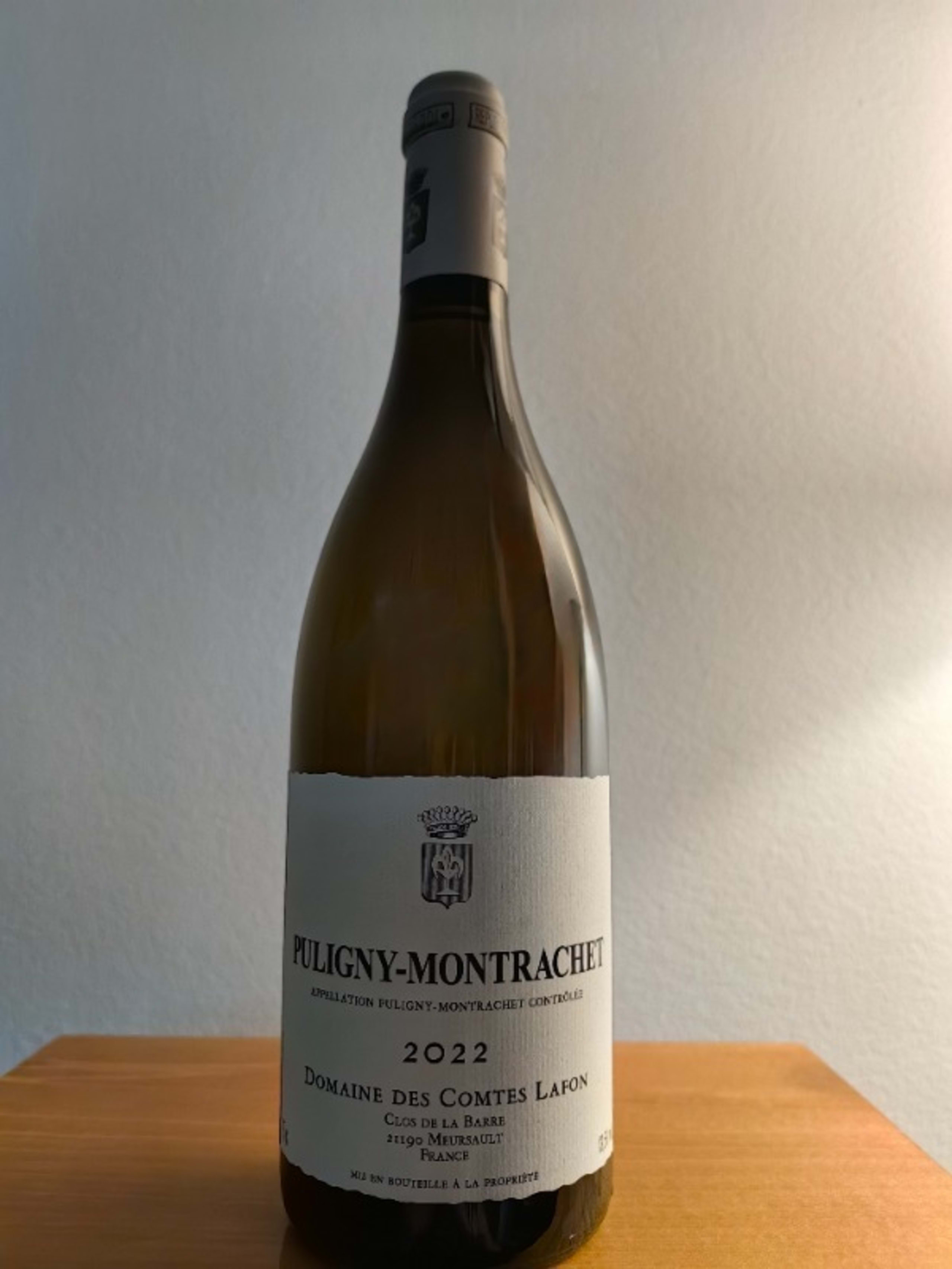 Puligny-Montrachet, domaine des Comtes Lafon, 2022