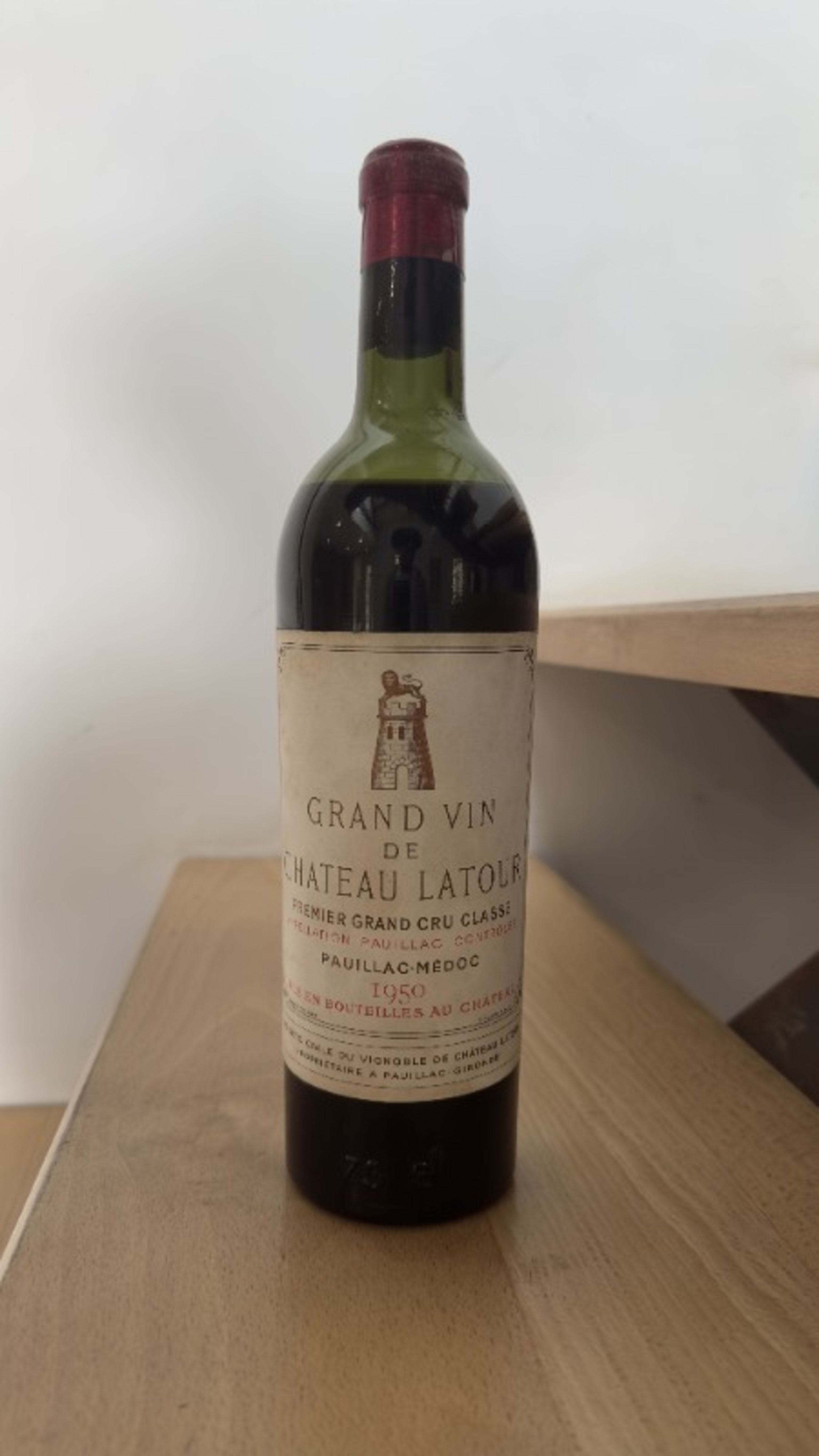 Grand Vin de château Latour, Pauillac, 1950