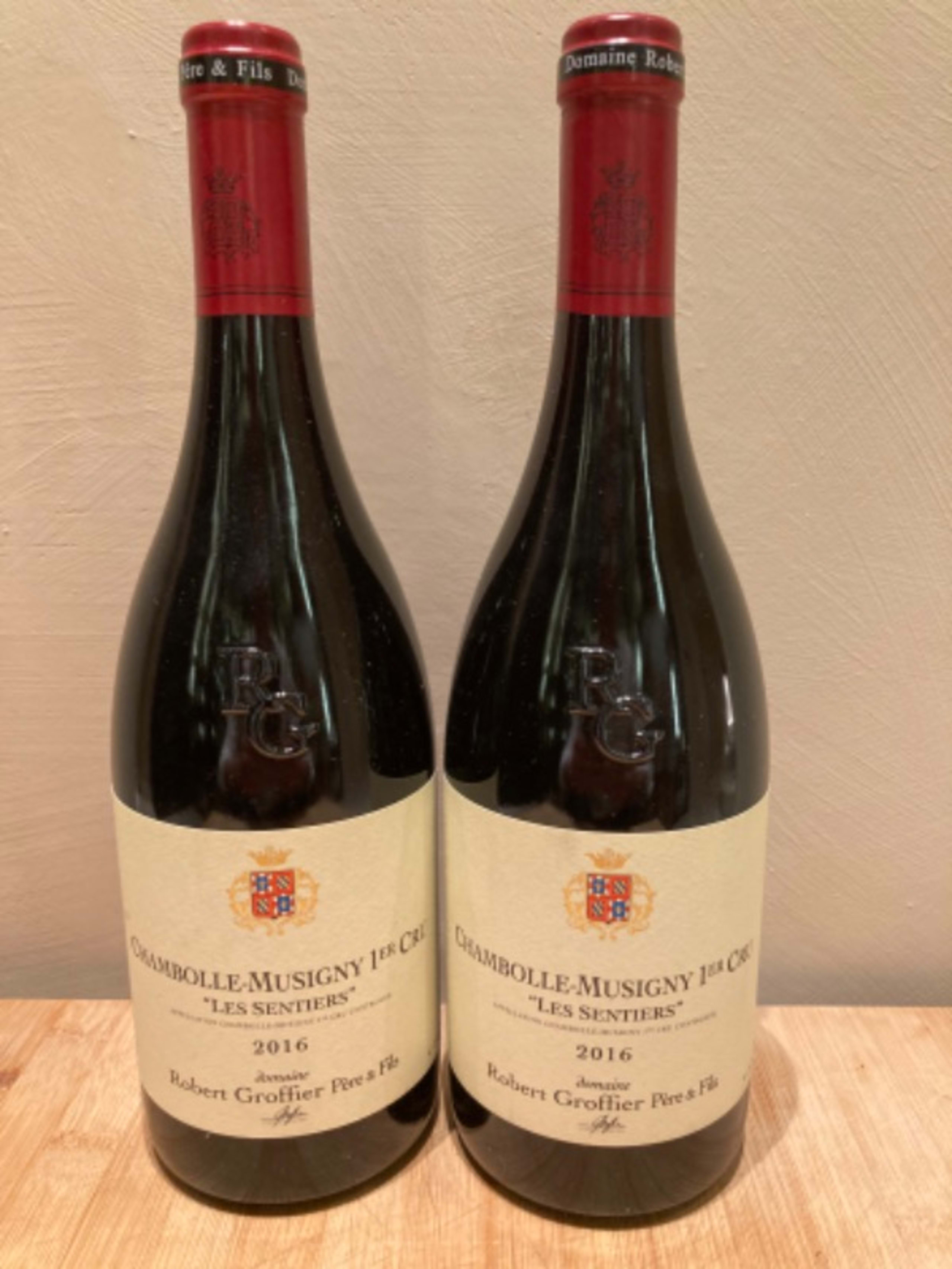 8 x Chambolle-Musigny, 1er Cru Les Sentiers, Domaine Groffier, 2016