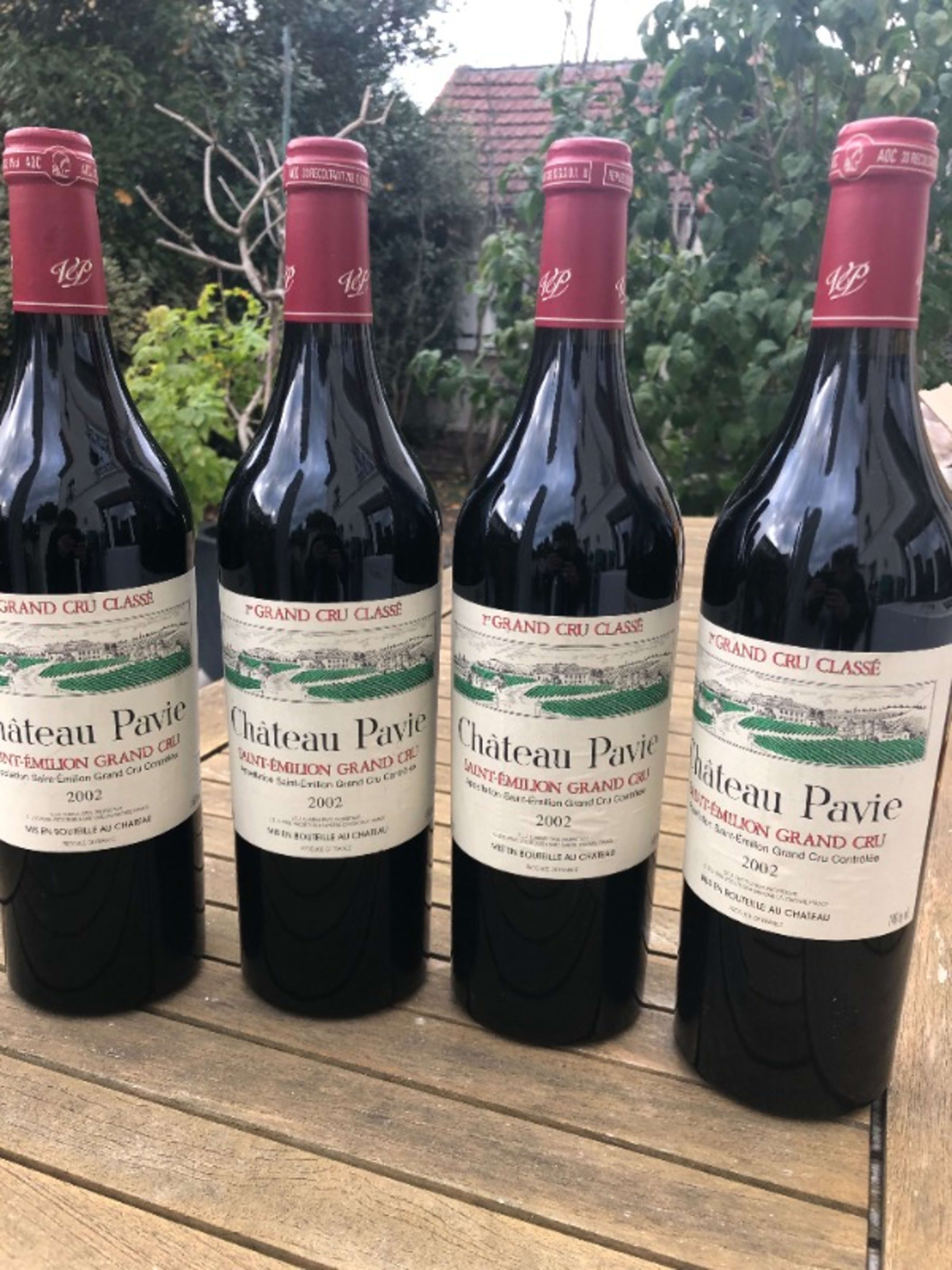 4 x Château Pavie, Château Pavie, Saint-Émilion Grand Cru, 2002