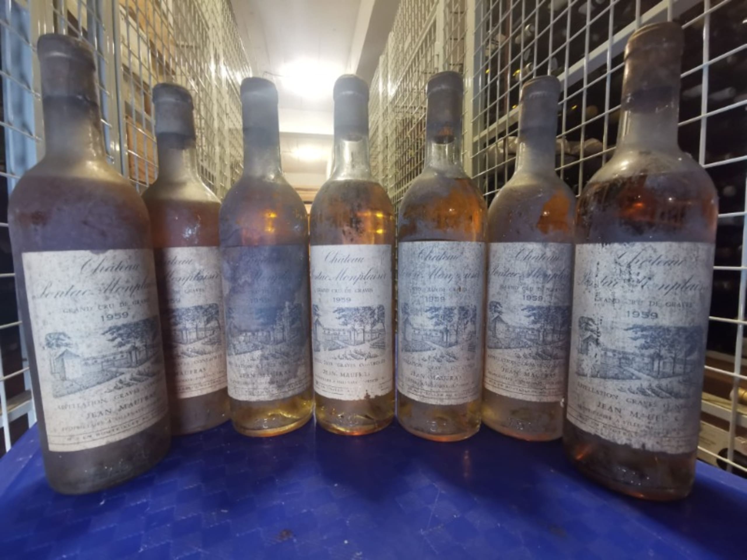 7 x Château Pontac Monplaisir, Graves, 1959