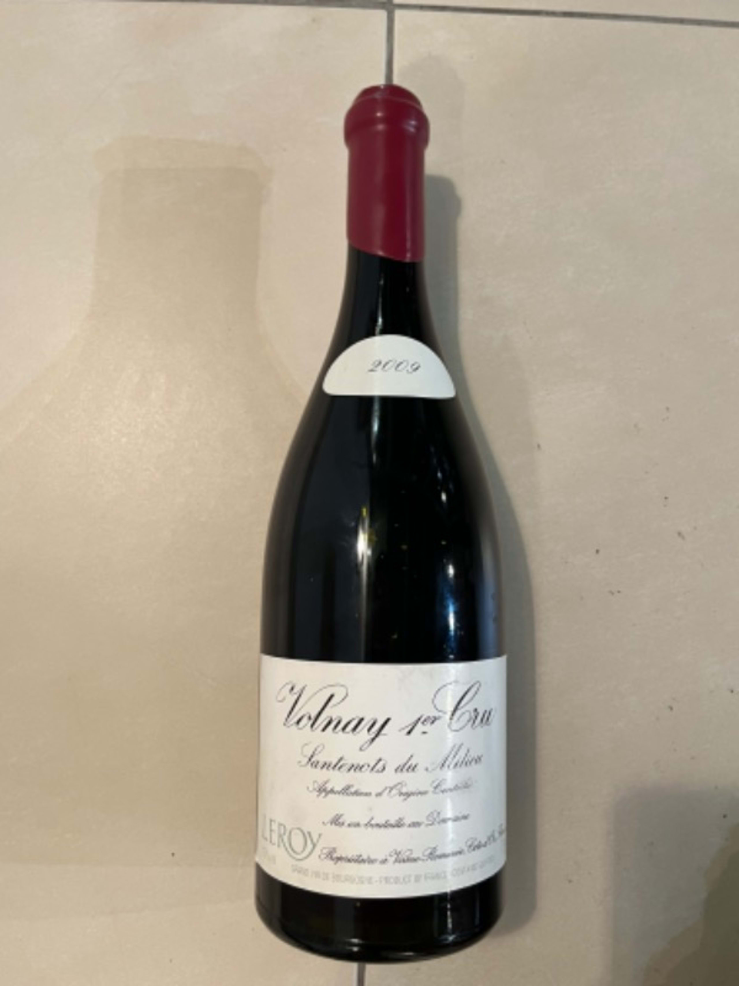Volnay, 1er Cru Santenots, Leroy, 2009