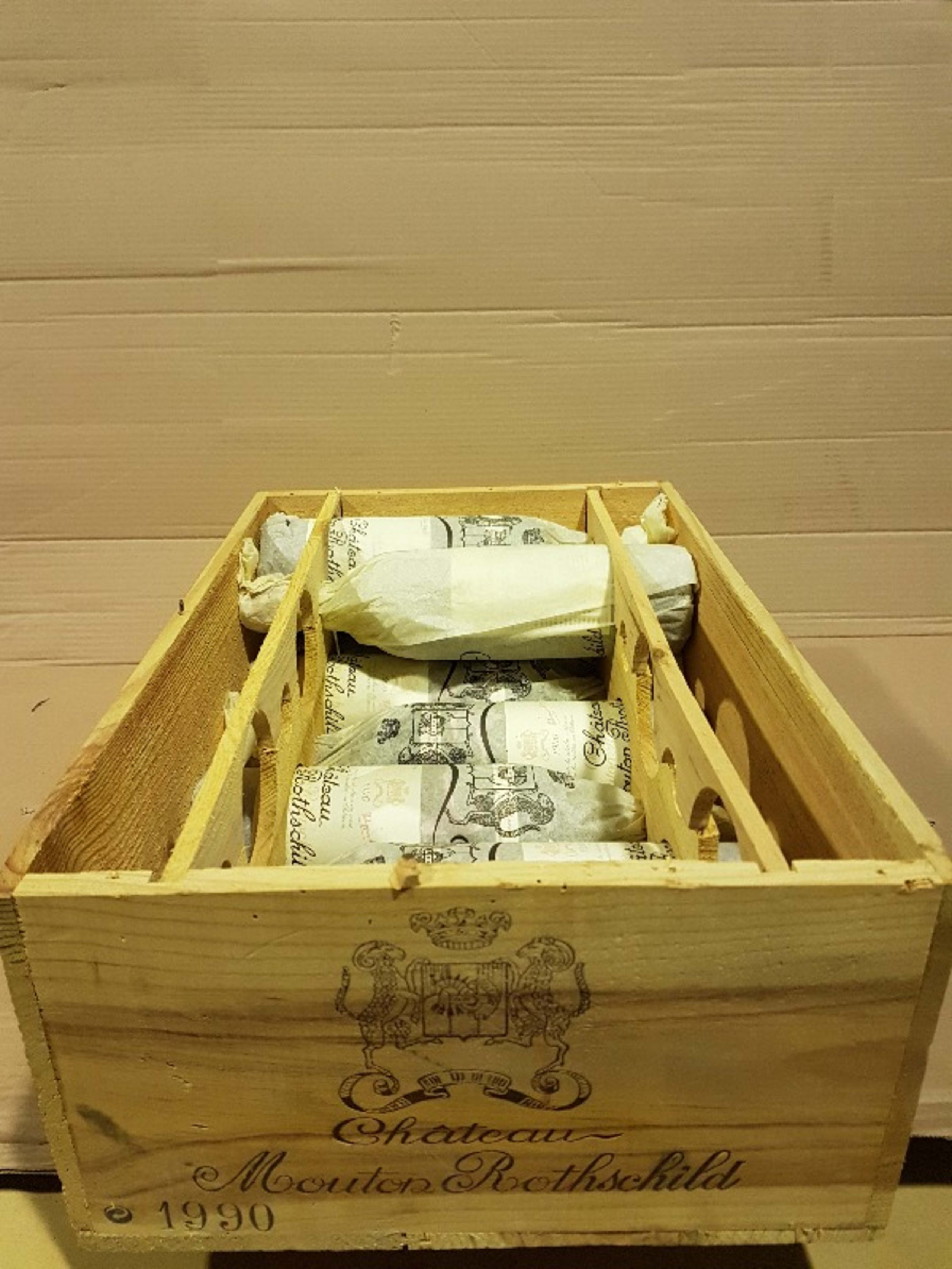 4 x Château Mouton Rothschild, Pauillac, 1990