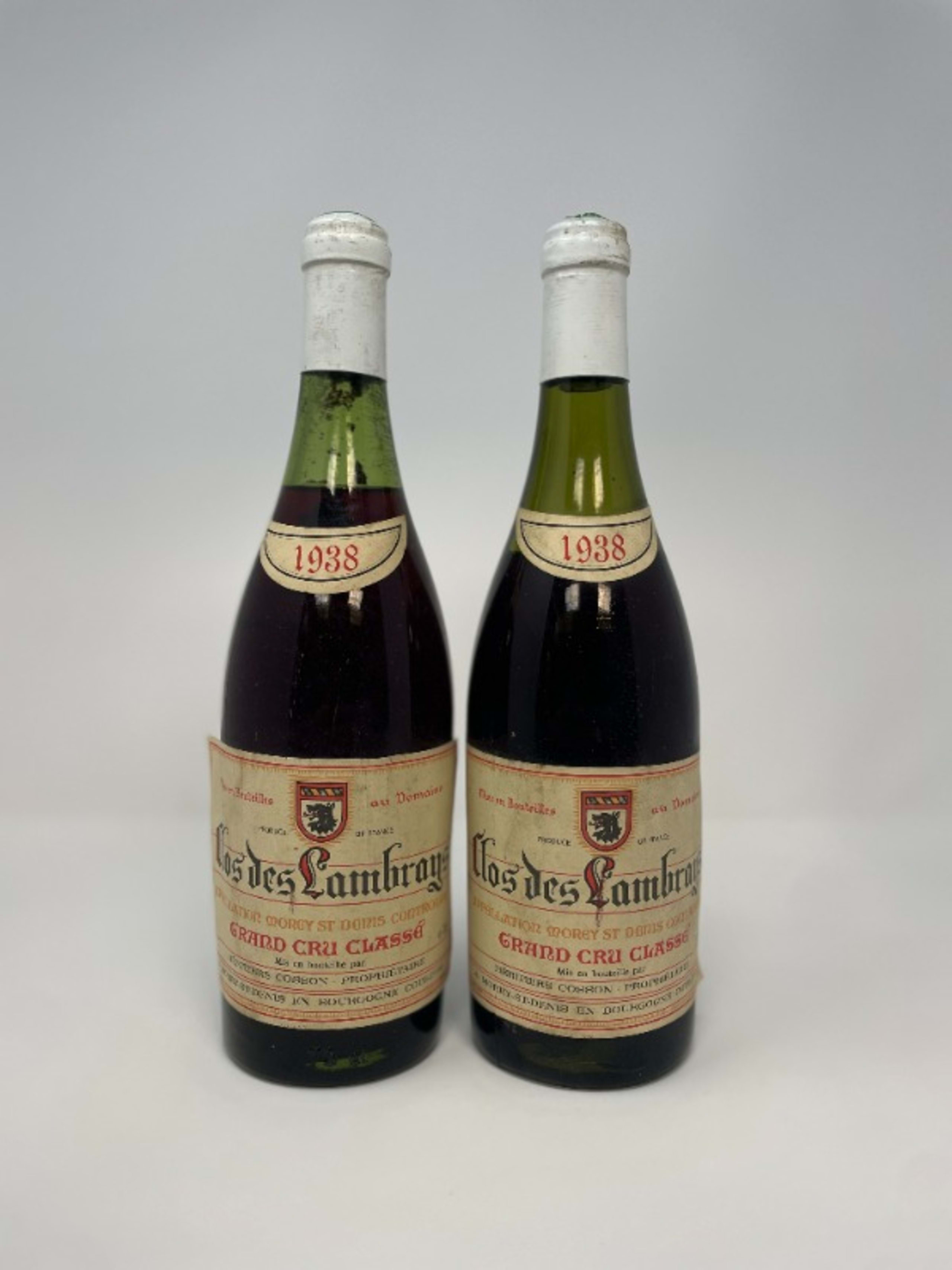 2 x Clos-des-Lambrays, Grand Cru, Domaine des Lambrays (Cosson), 1938