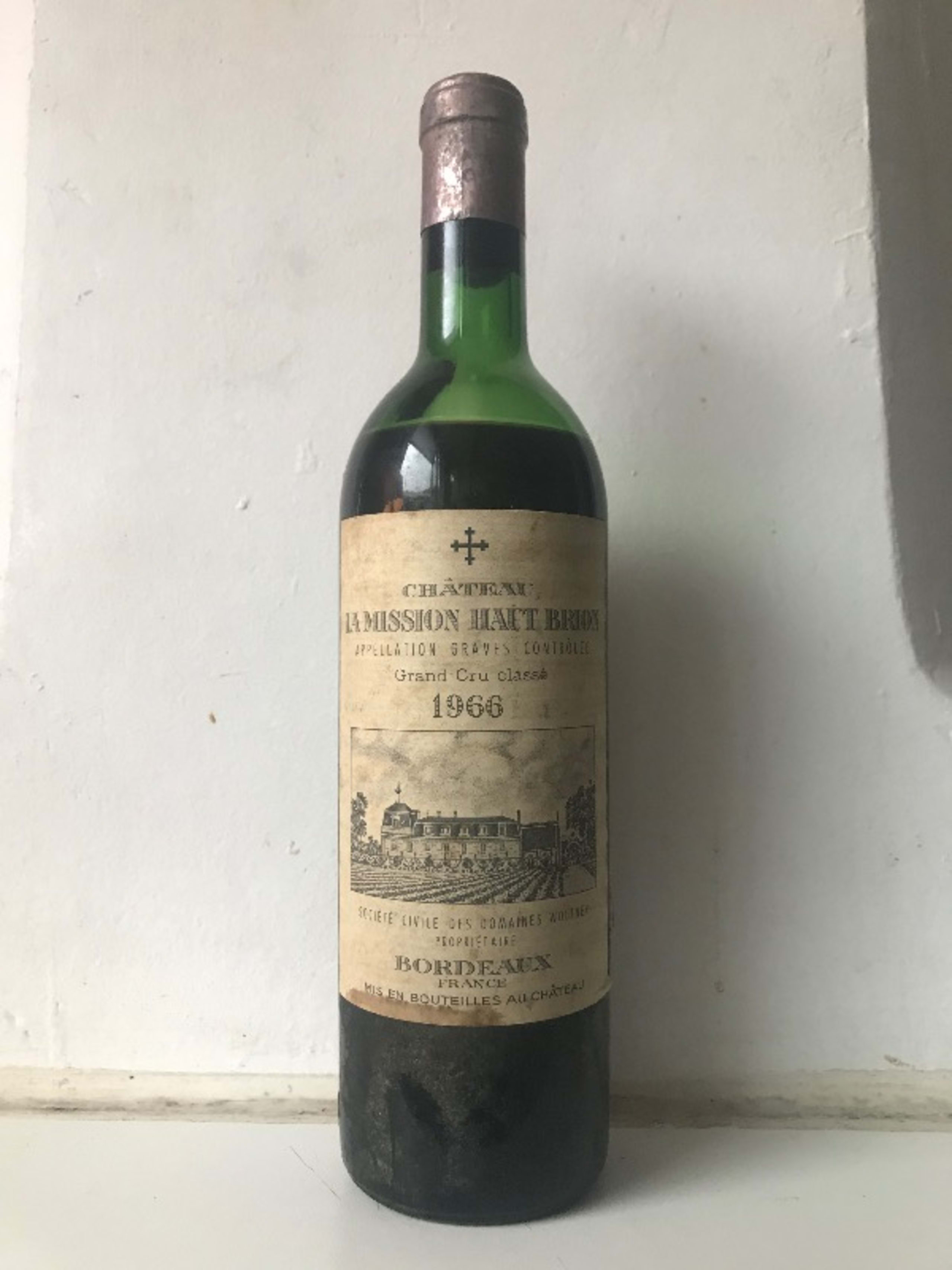 1er gcc, Domaine Château la mission haut-Brion, Graves, 1966