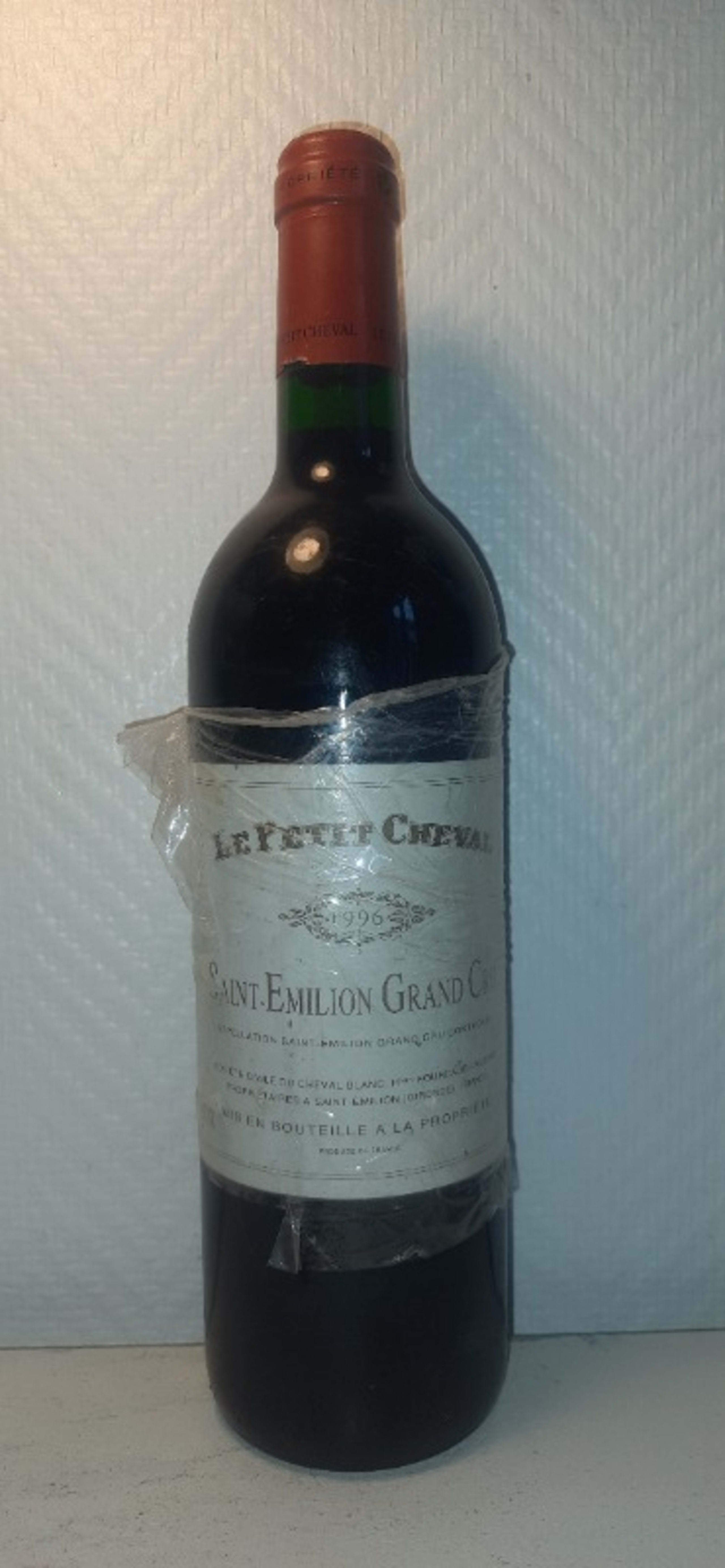 Le Petit Cheval, château Cheval Blanc, Saint-Émilion Grand Cru, 1996