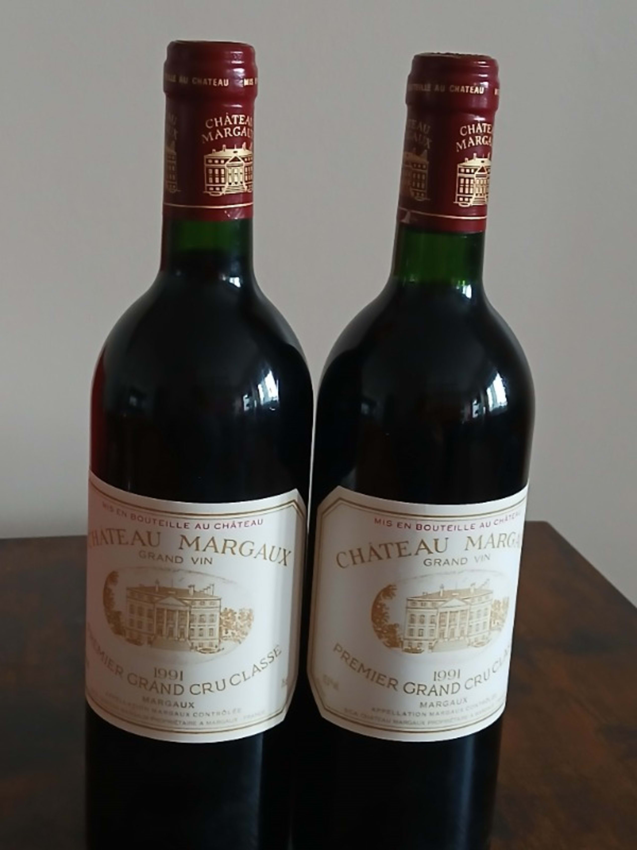2 x Château Margaux, Margaux, 1991