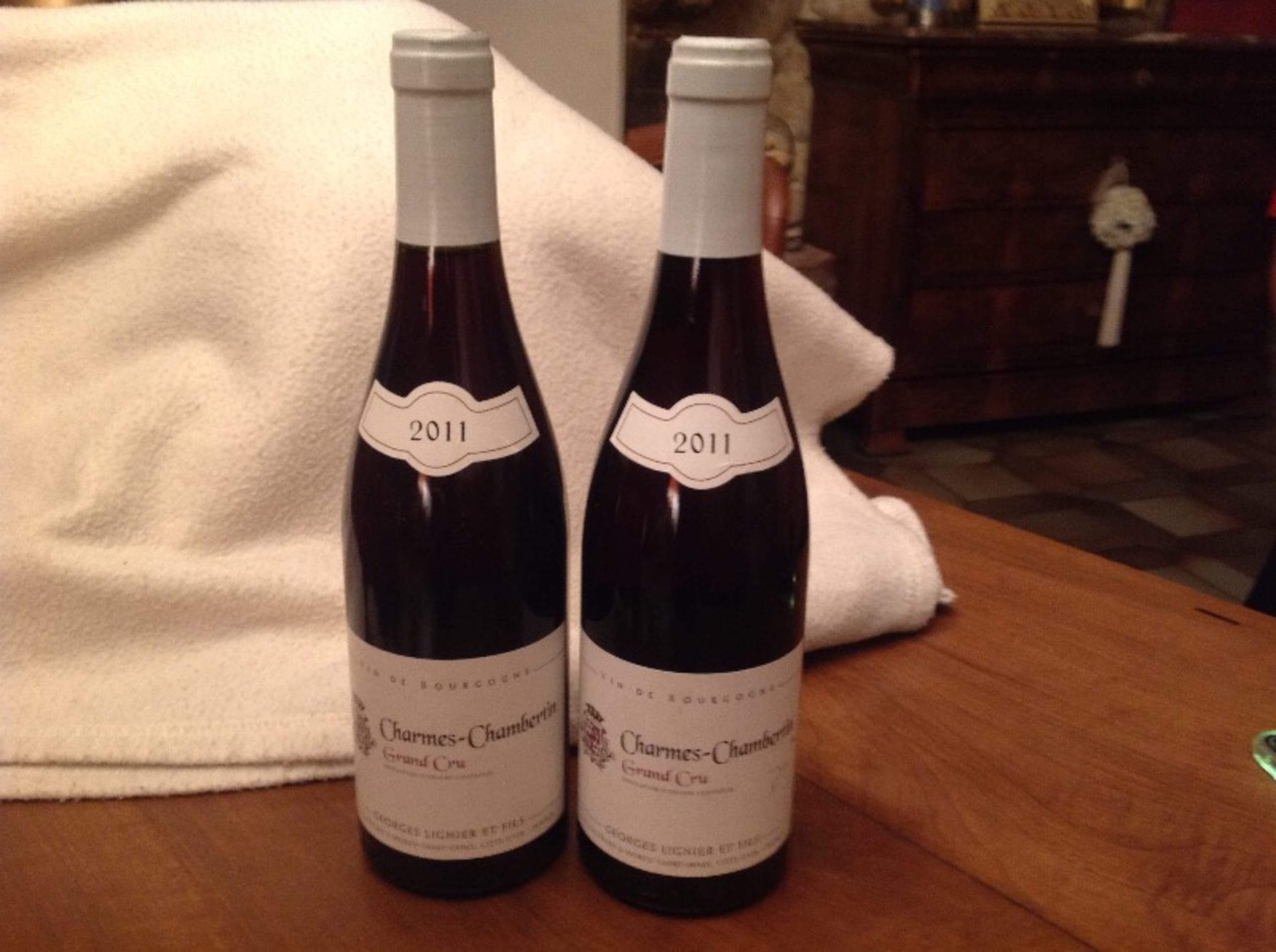 2 x Charmes-Chambertin, Lignier, 2011