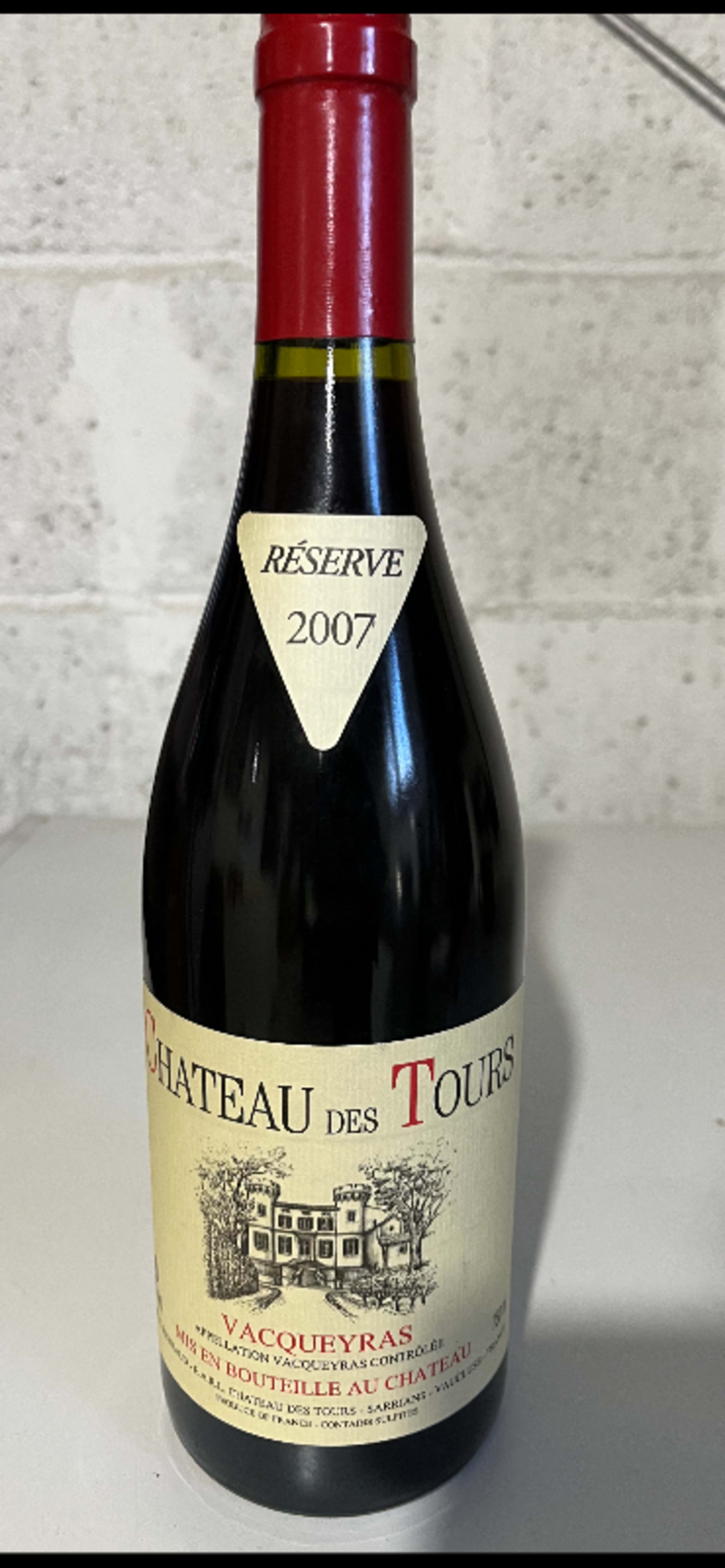 Vacqueyras, Château des Tours, 2007