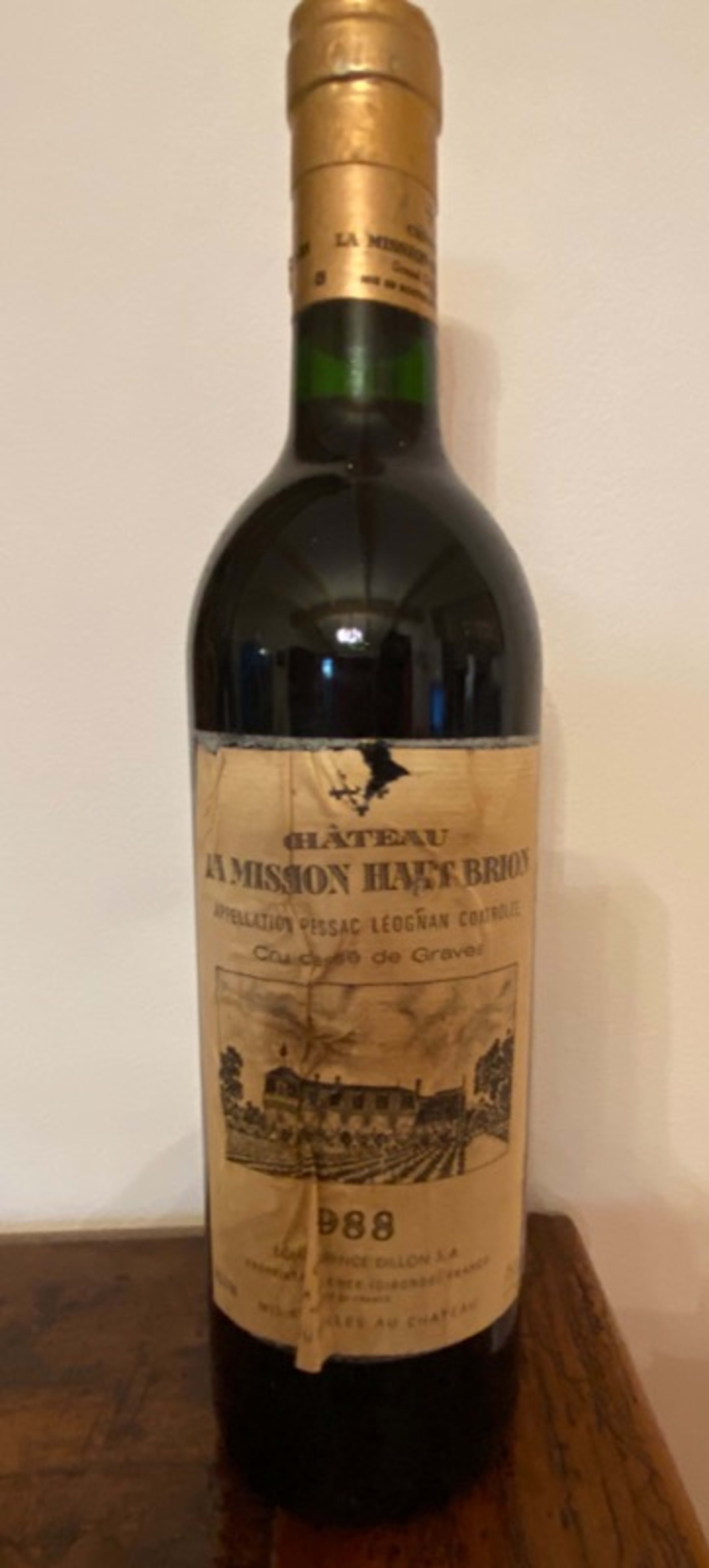 Château Mission Haut-Brion, Pessac-Léognan, 1988