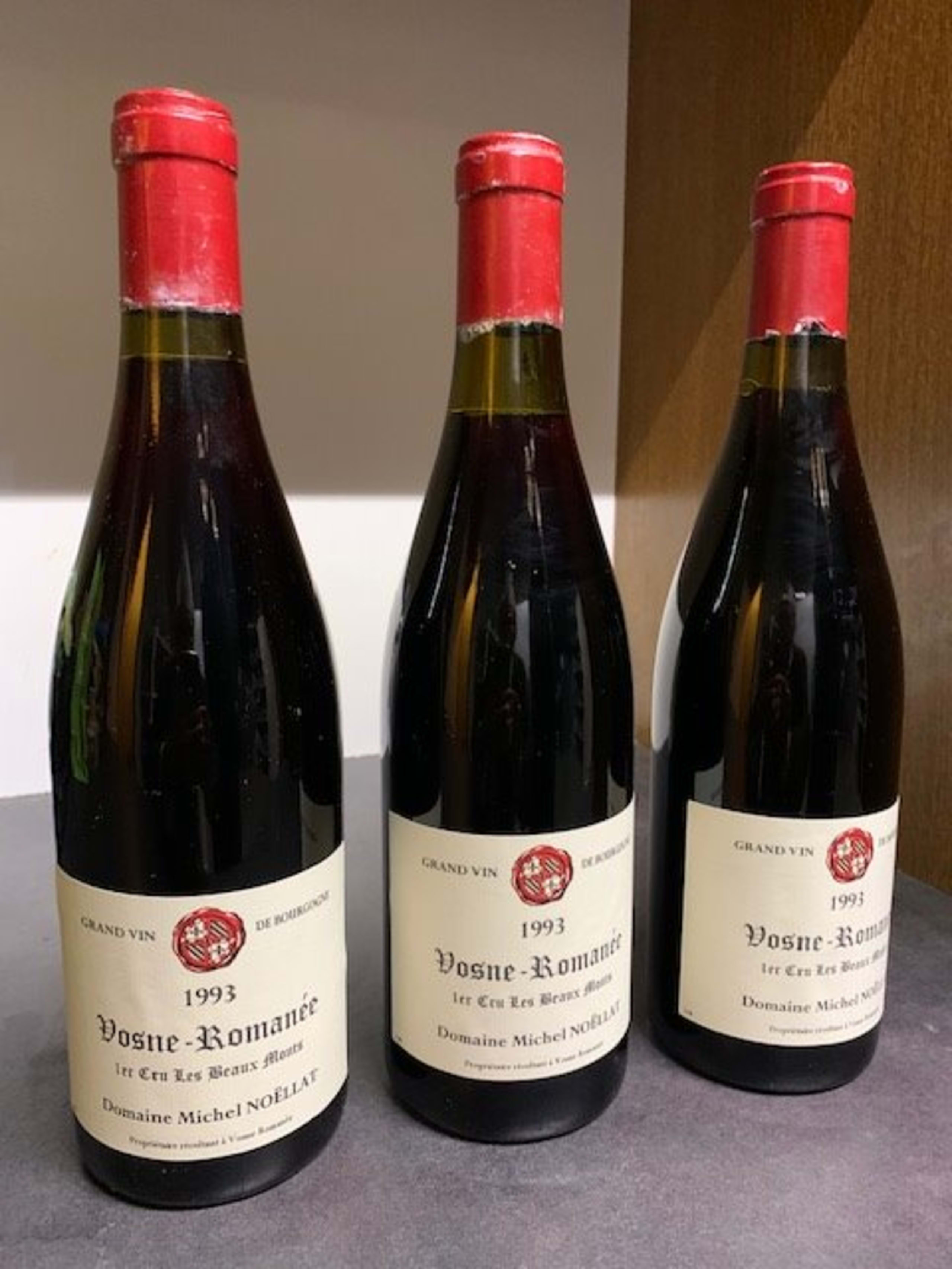 3 x Vosne-Romanée, 1er Cru les Beaux Monts, Domaine Michel Noëllat, 1993