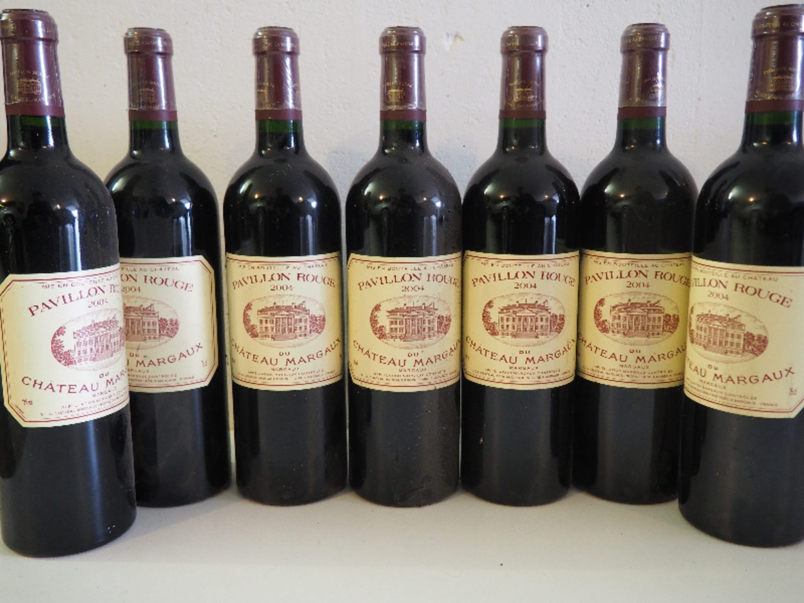 7 x Pavillon Rouge, Château Margaux, Margaux, 2004