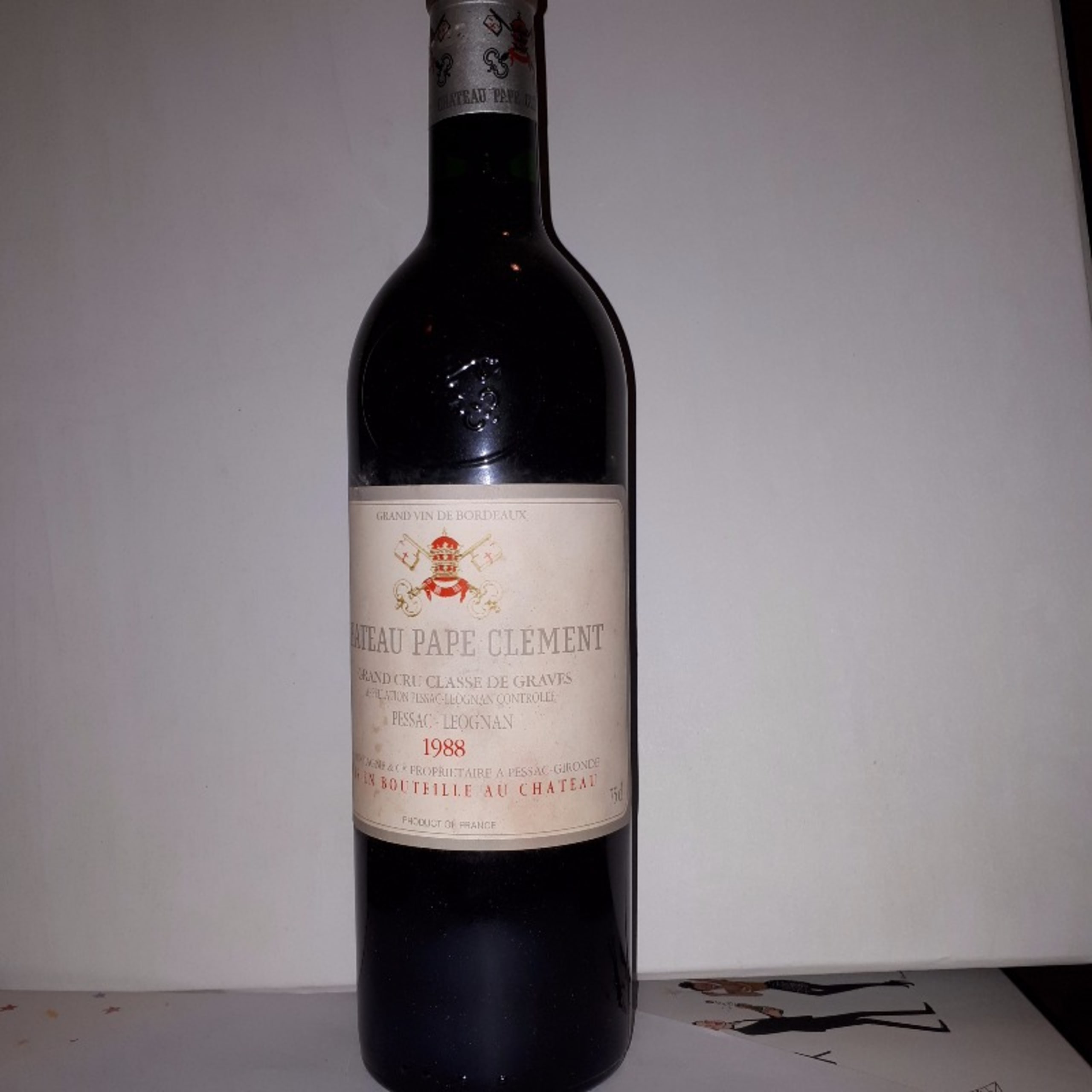 Château Pape clément, Pessac-Léognan, 1988