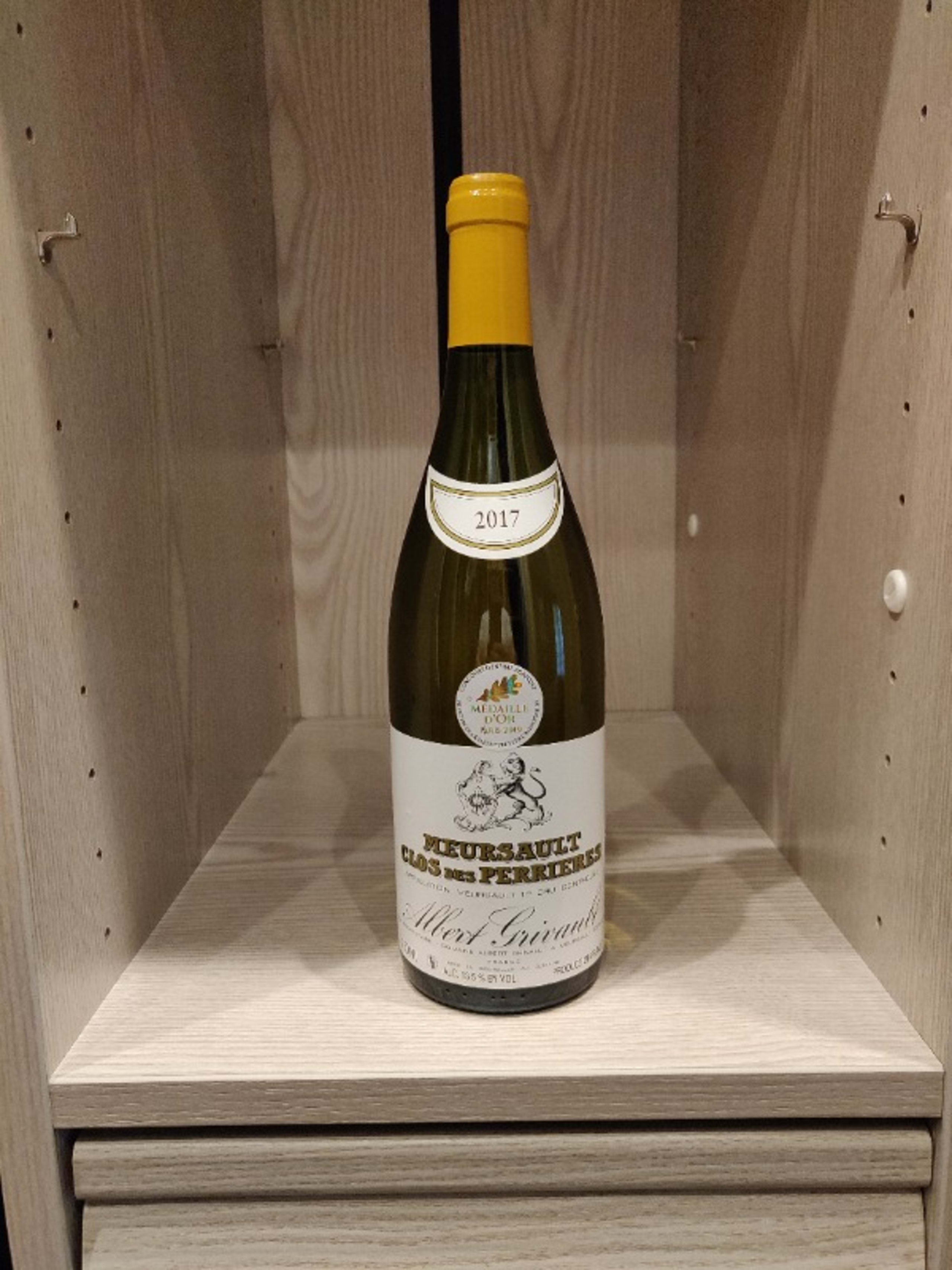 Meursault, Clos des Perrières, Albert Grivault 1er Cru, 2017