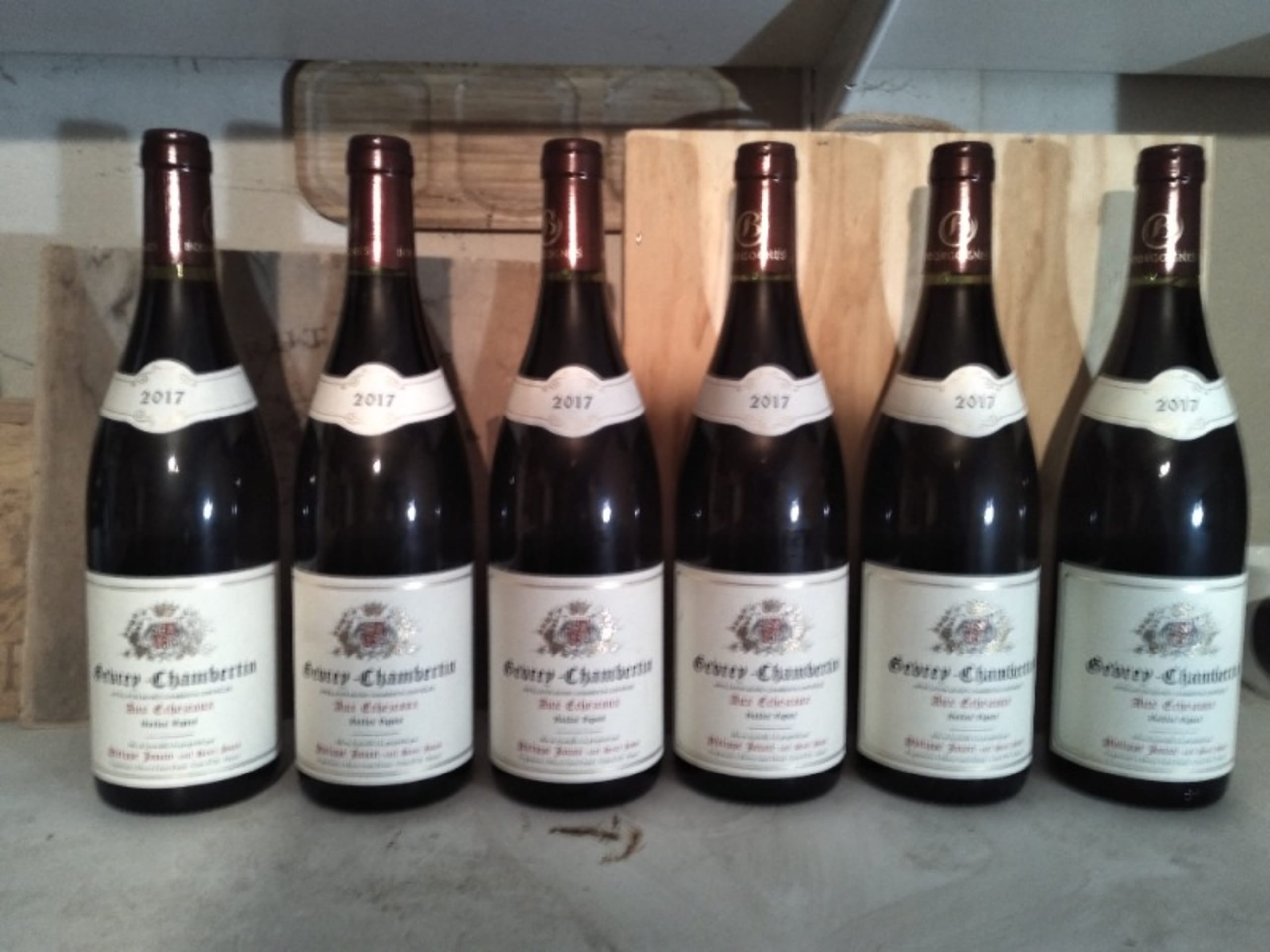 6 x Gevrey-Chambertin, Aux Echezeaux - vieilles vignes, Philippe Jouan, 2017