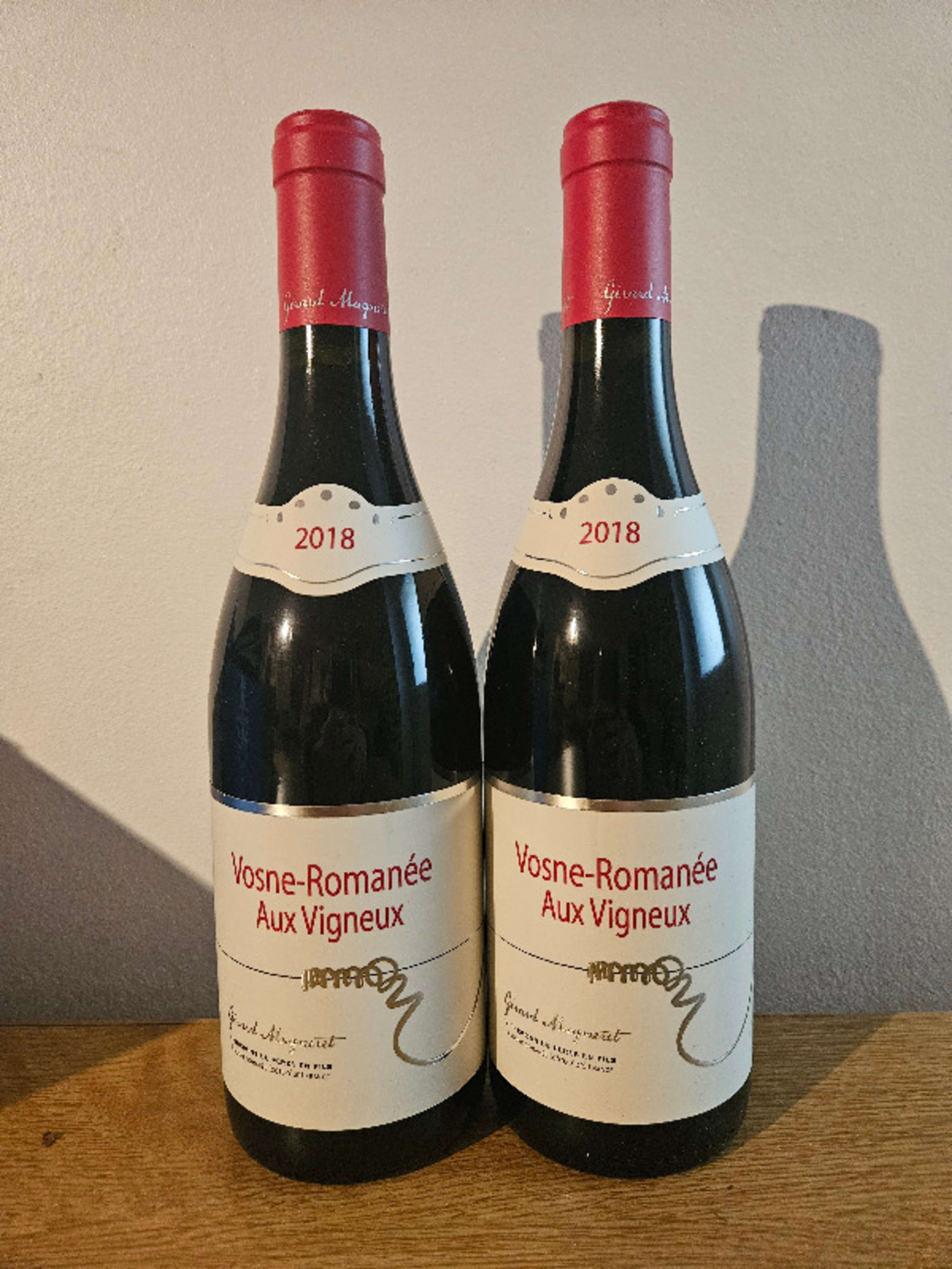 2 x Vosne-Romanée, Aux Vigneux, Gérard Mugneret, 2018