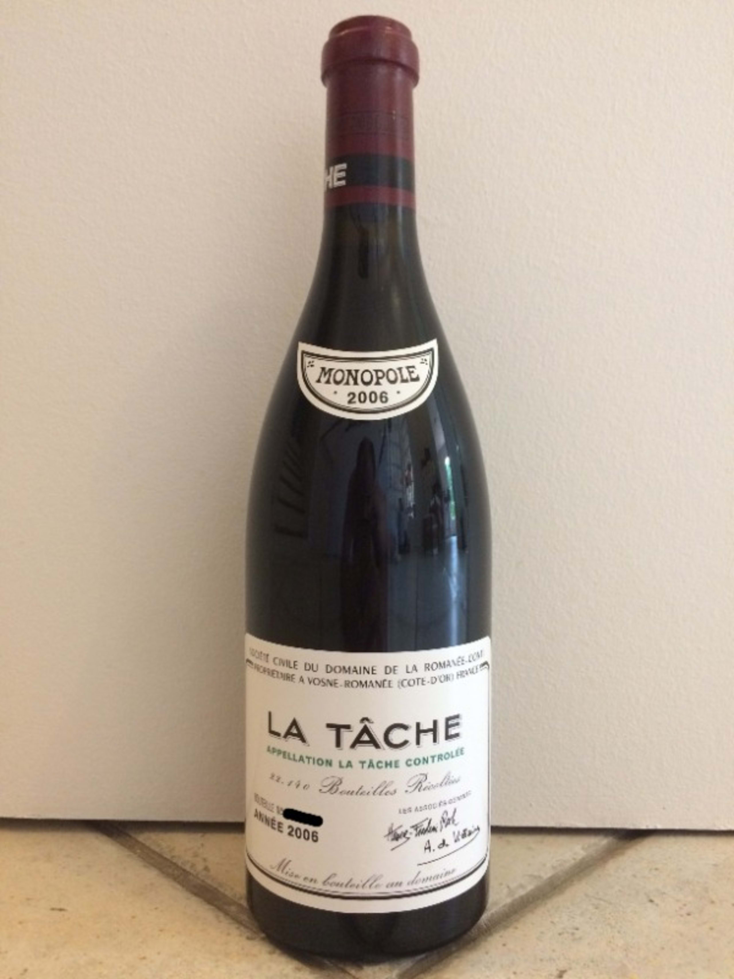 La Tâche, Grand cru, Domaine de la Romanée-Conti, 2006
