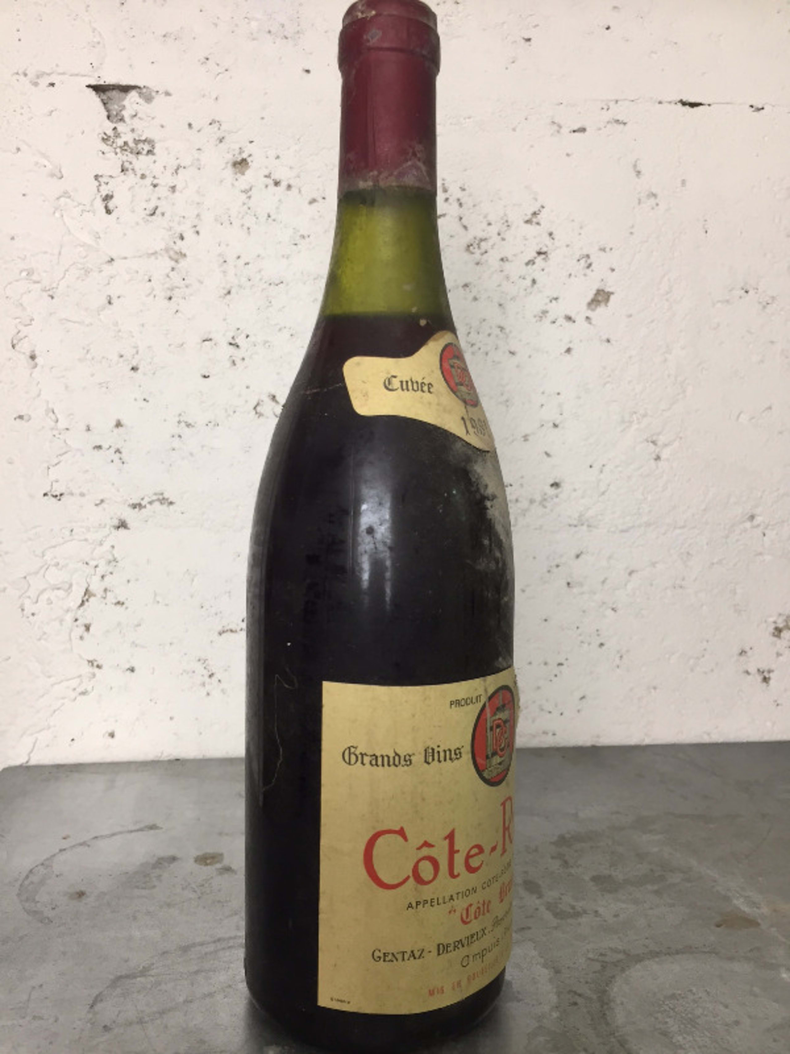 Côte-Rôtie, "Côte Brune", Marius Gentaz - Dervieux, 1981