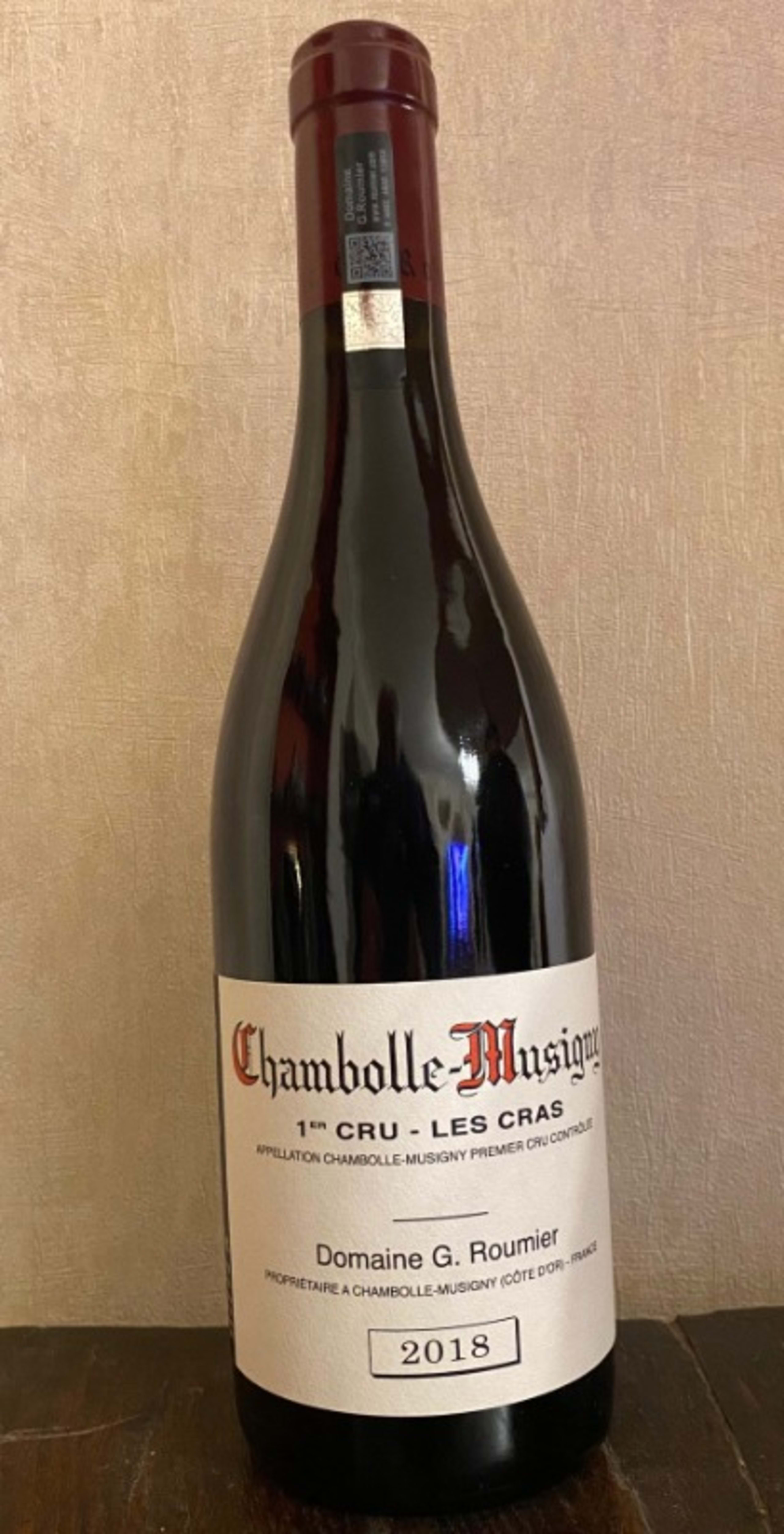 Chambolle-Musigny, 1er cru Les Cras, Domaine Roumier, 2018