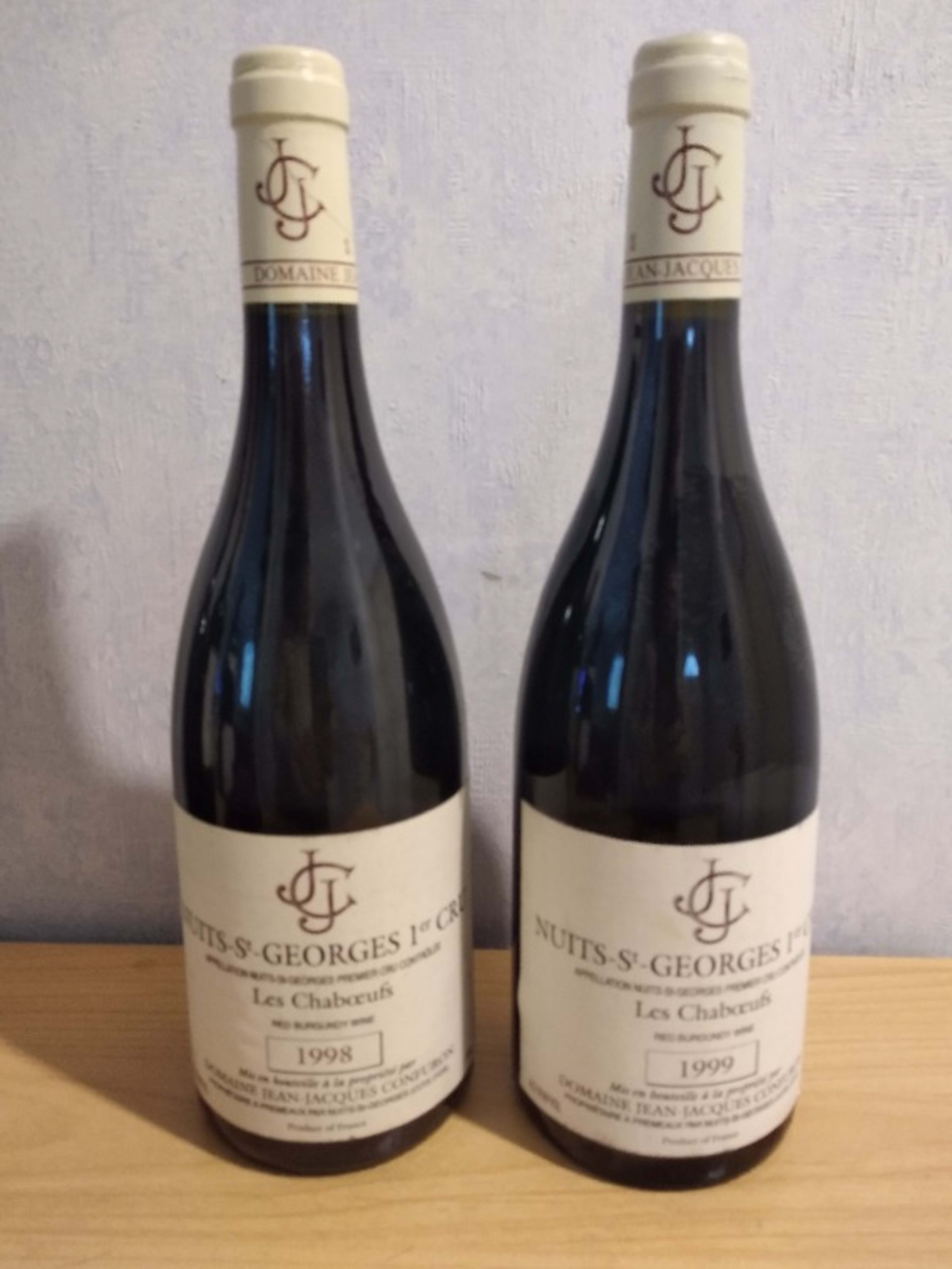 2 x Nuits-Saint-Georges, 1er cru les Chaboeufs, Jean Jacques Confuron  1998/1999