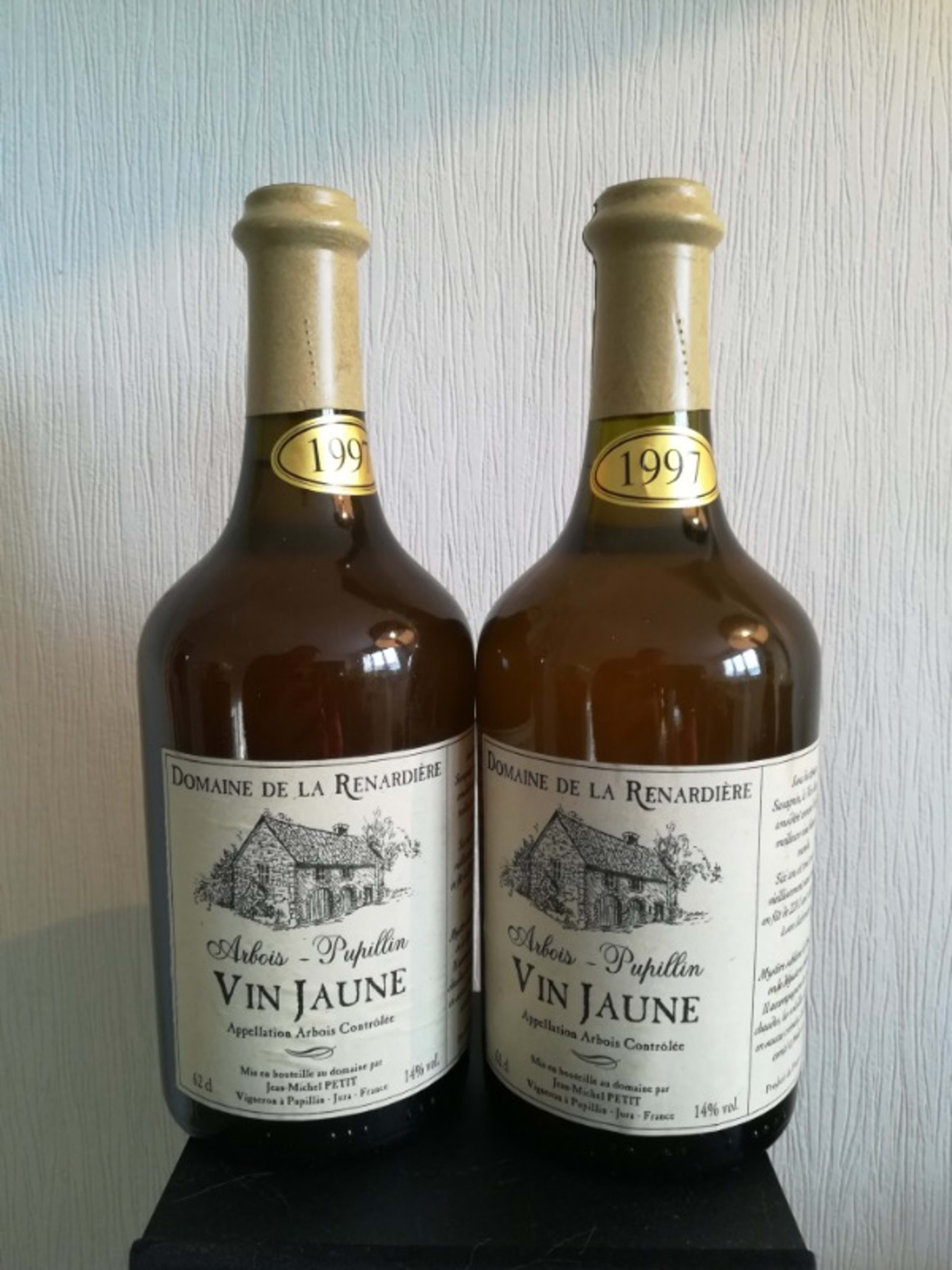 2 x Arbois-Pupillin, Domaine de la Renardière, 1997