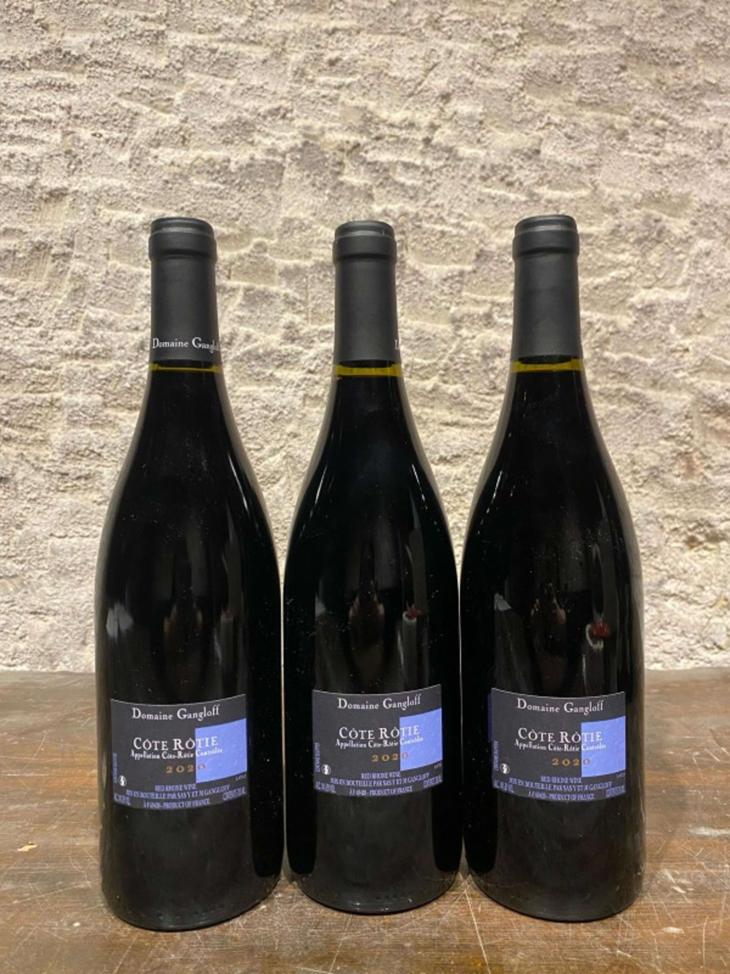 3 x Côte-Rôtie, Barbarine, Domaine Gangloff, 2020