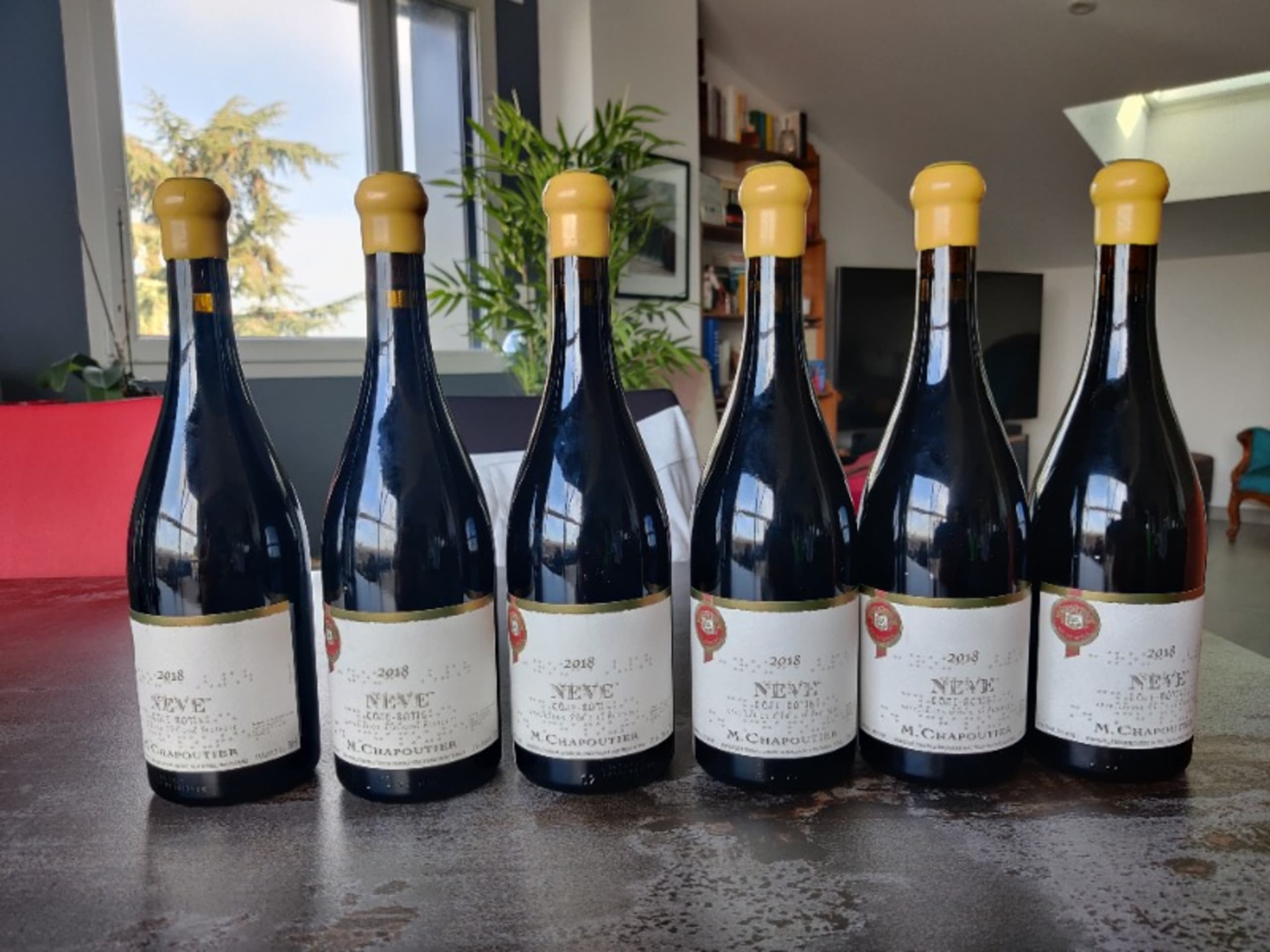 6 x Côte-Rôtie, La Nève, Chapoutier, 2018