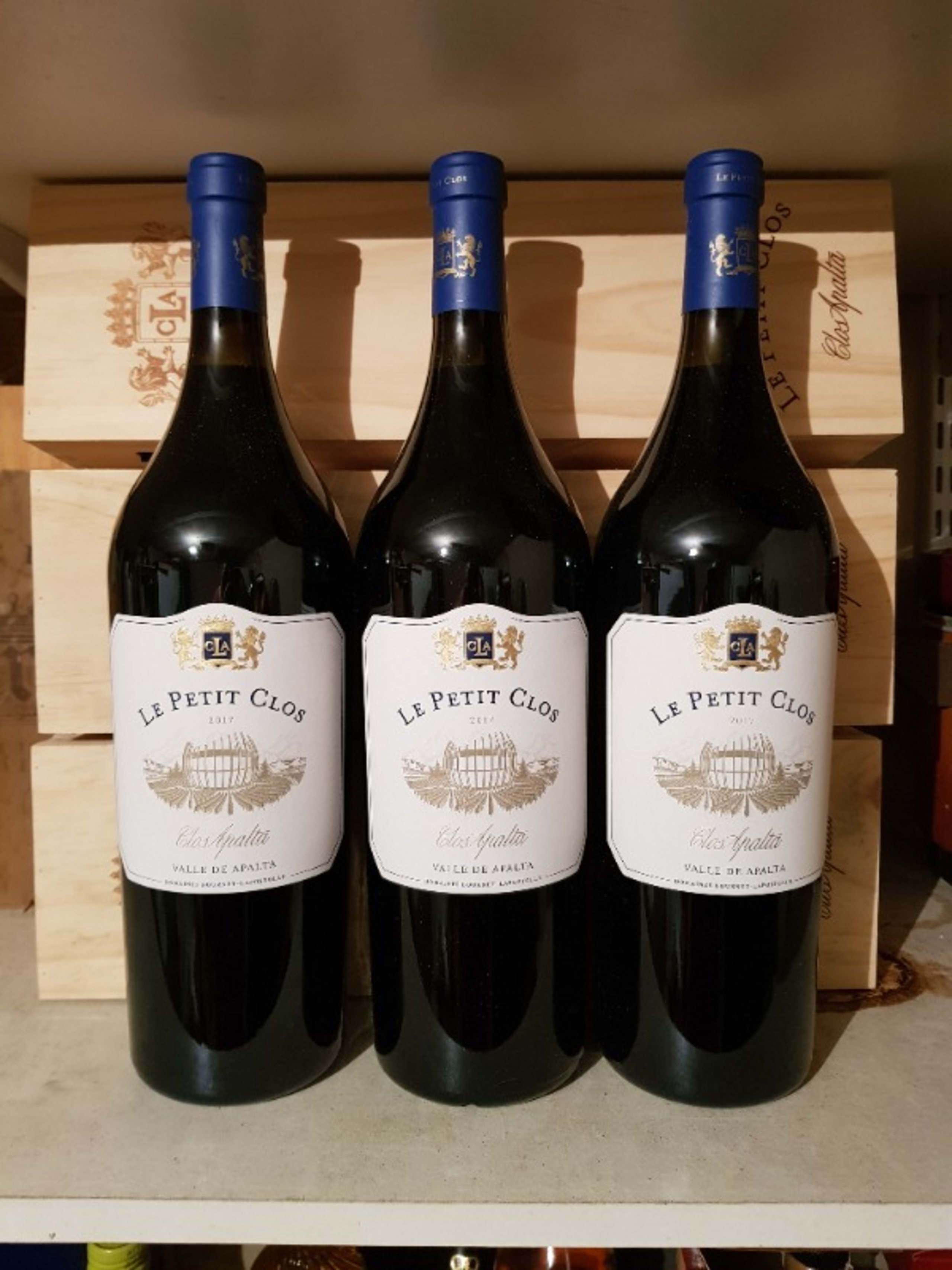 3 x Le Petit Clos, Clos Apalta, Chili, 2017 (Magnum)