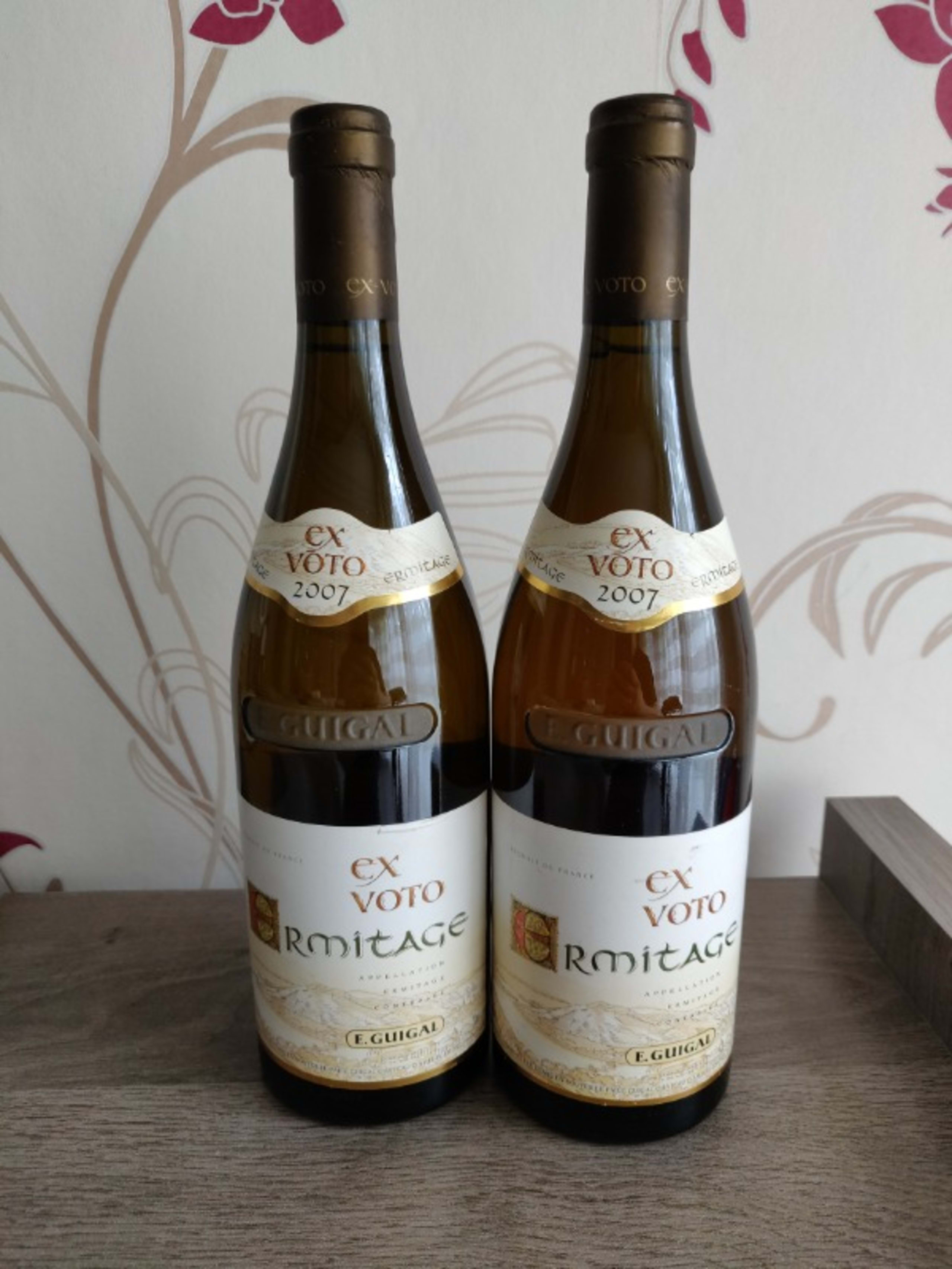 2 x Hermitage, Ex Voto blanc/white, E.Guigal, 2007