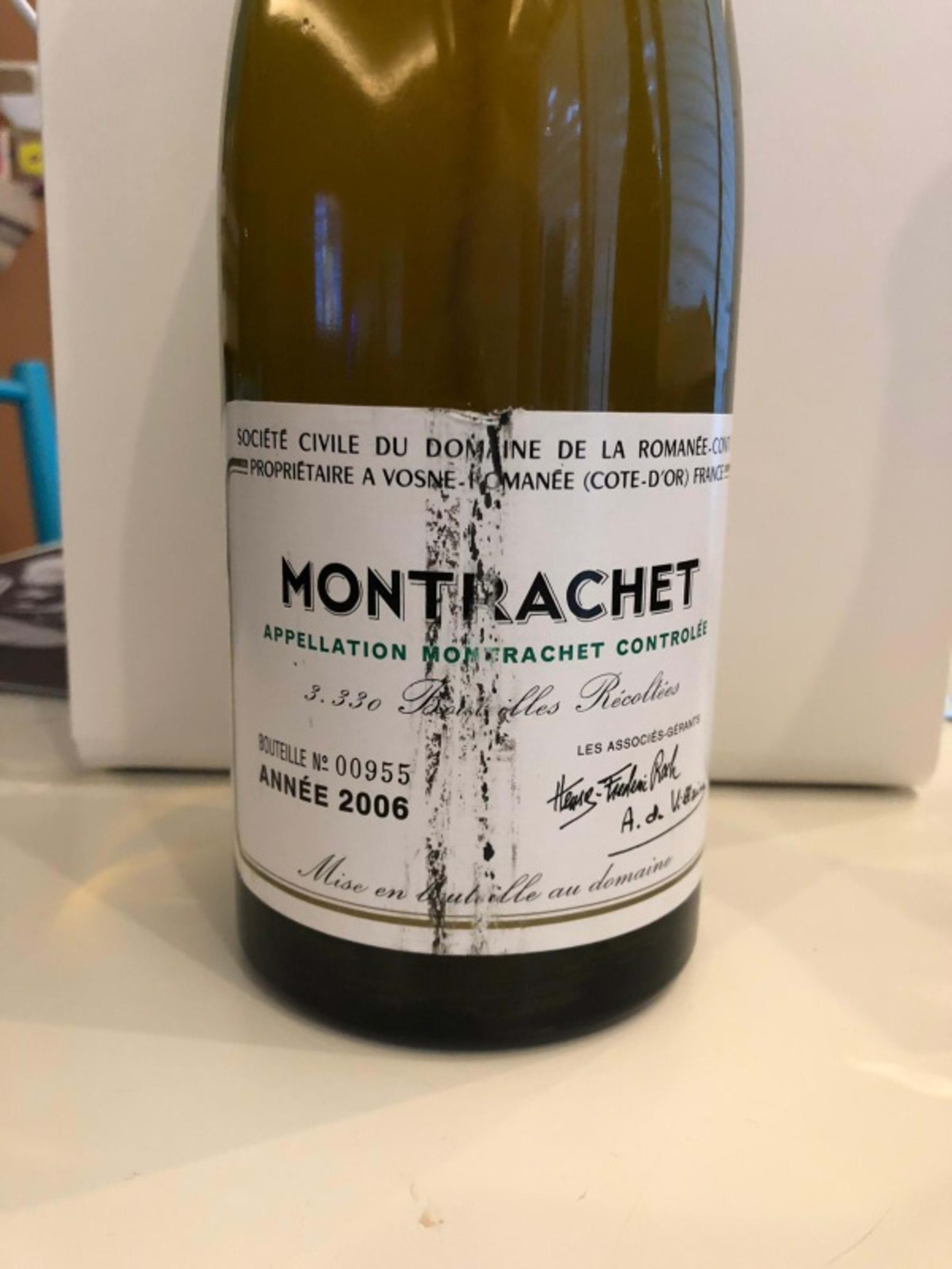 Montrachet, Domaine de la Romanée-Conti, 2006