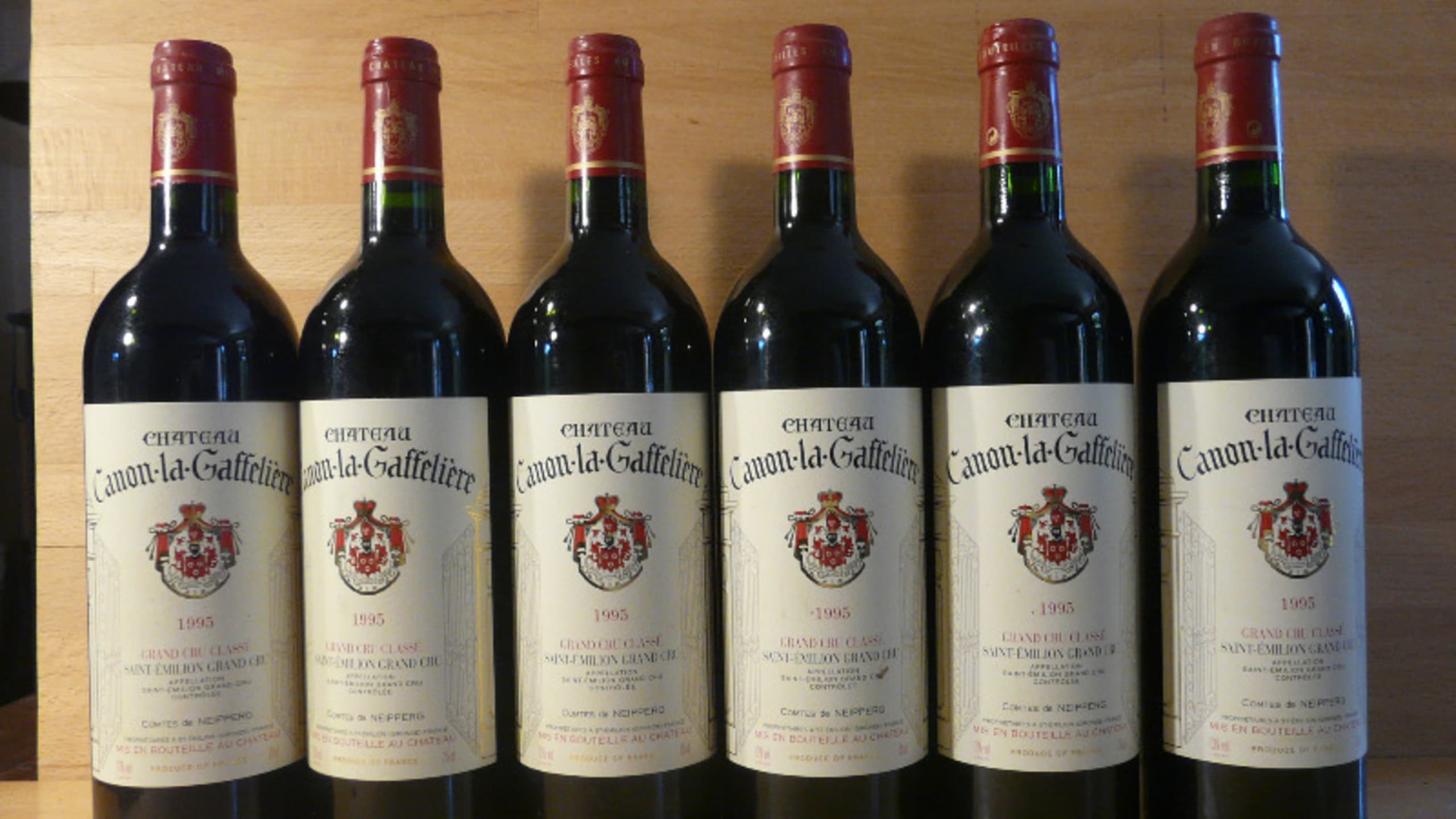 6 x Château Canon la Gaffeliere, Saint-Émilion, 1995