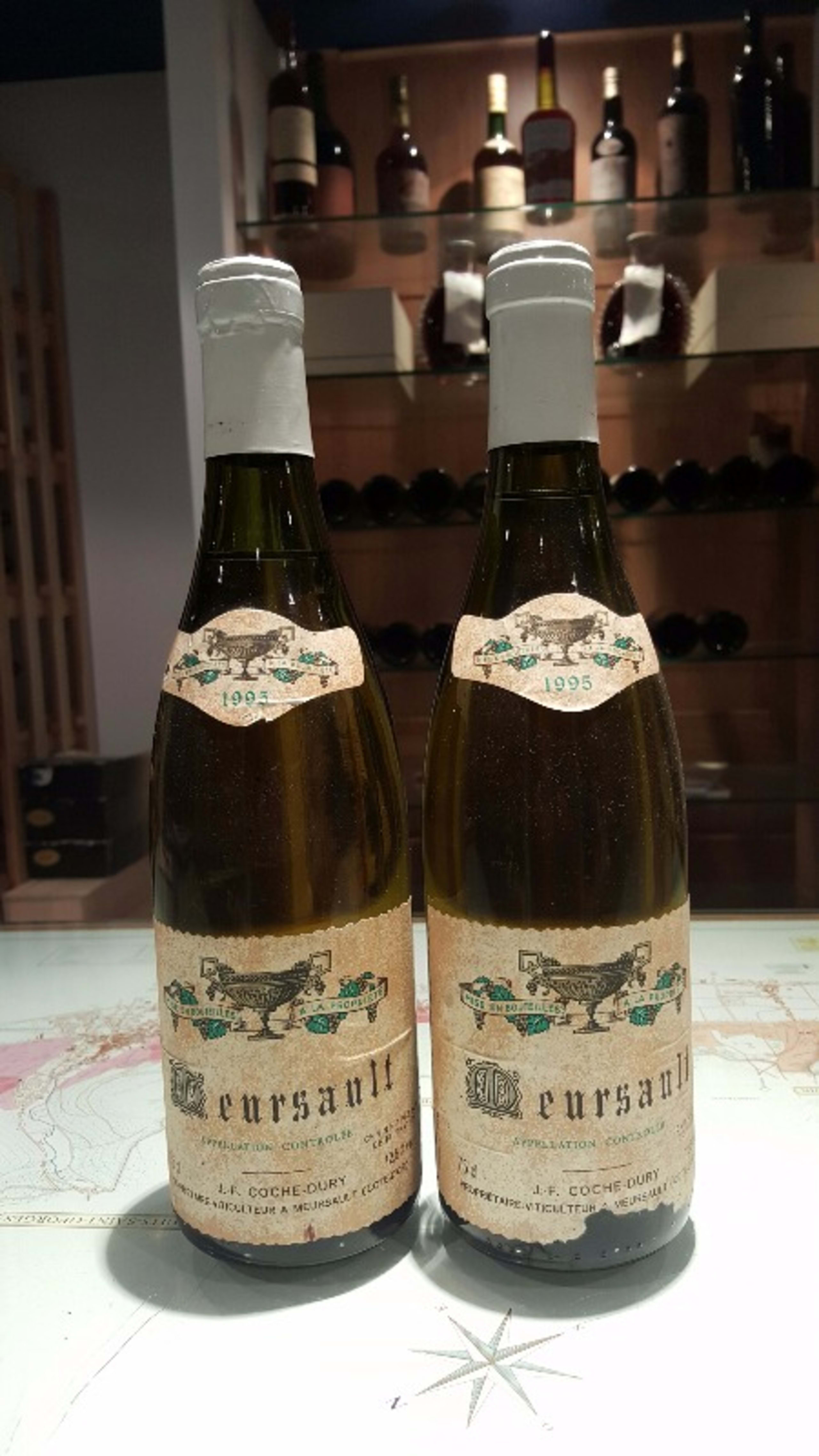 2 x Meursault, Domaine JF Coche-Dury, 1995