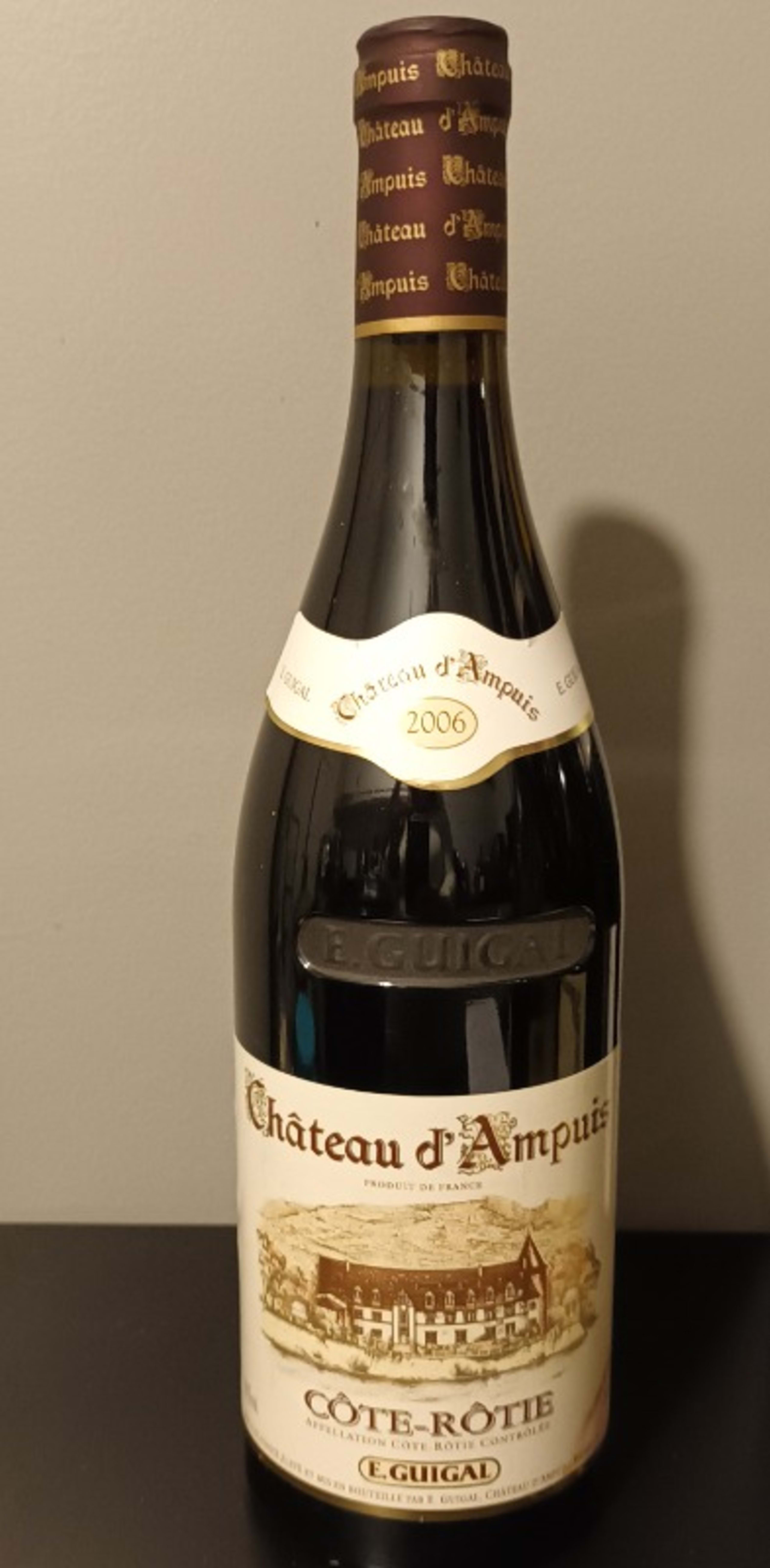 Côte-Rôtie, château d'Ampuis, E Guigal, 2006