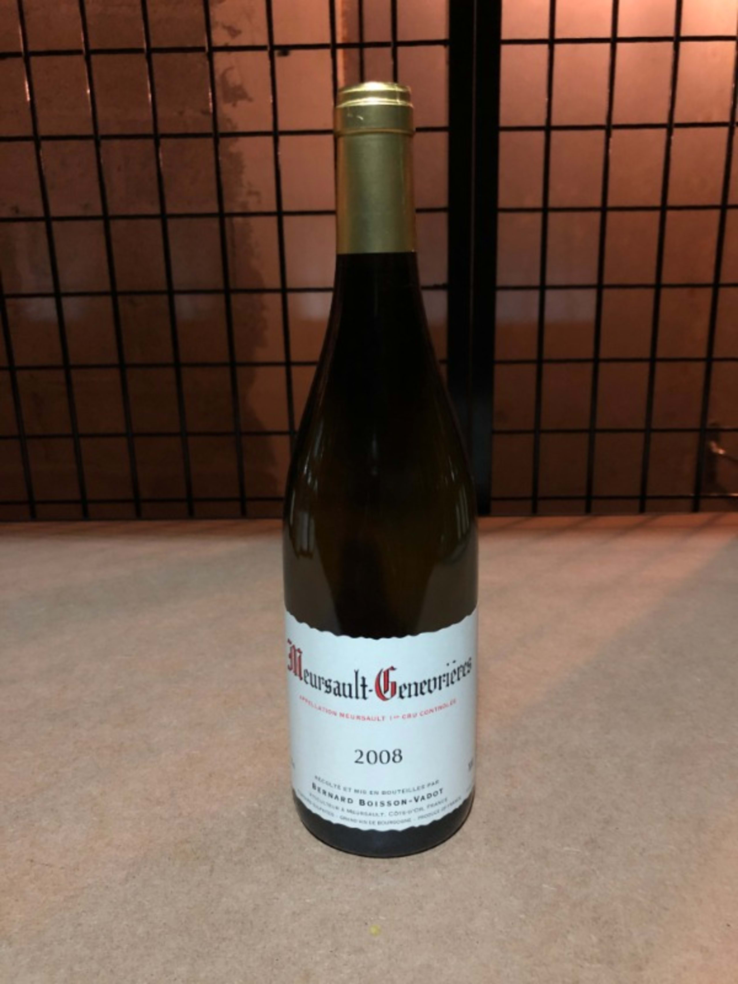 Meursault, 1-er cru - Genevrieres, Bernard Boisson-Vadot, 2008