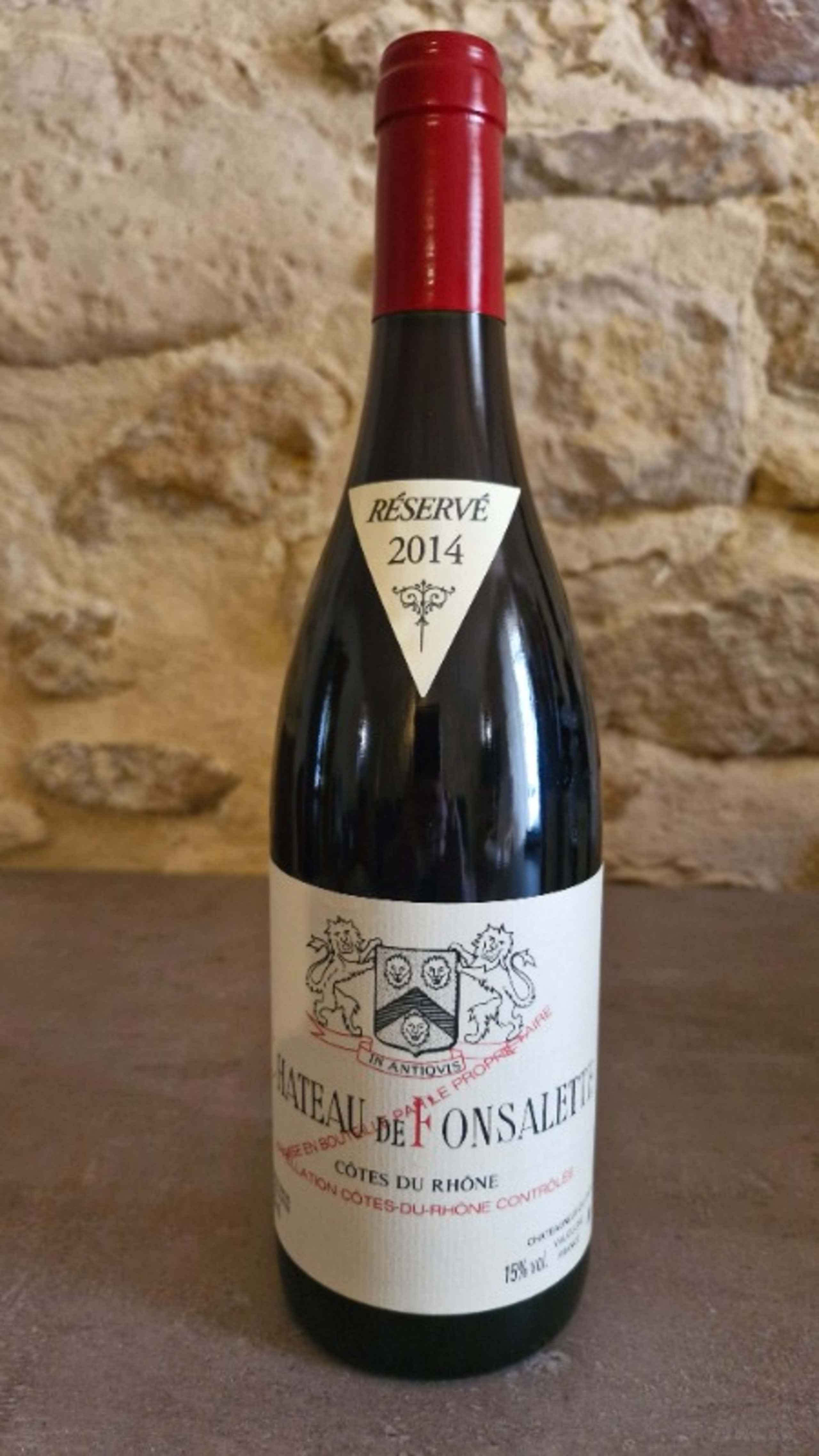 Côtes-du-Rhône, Château de Fonsalette, 2014
