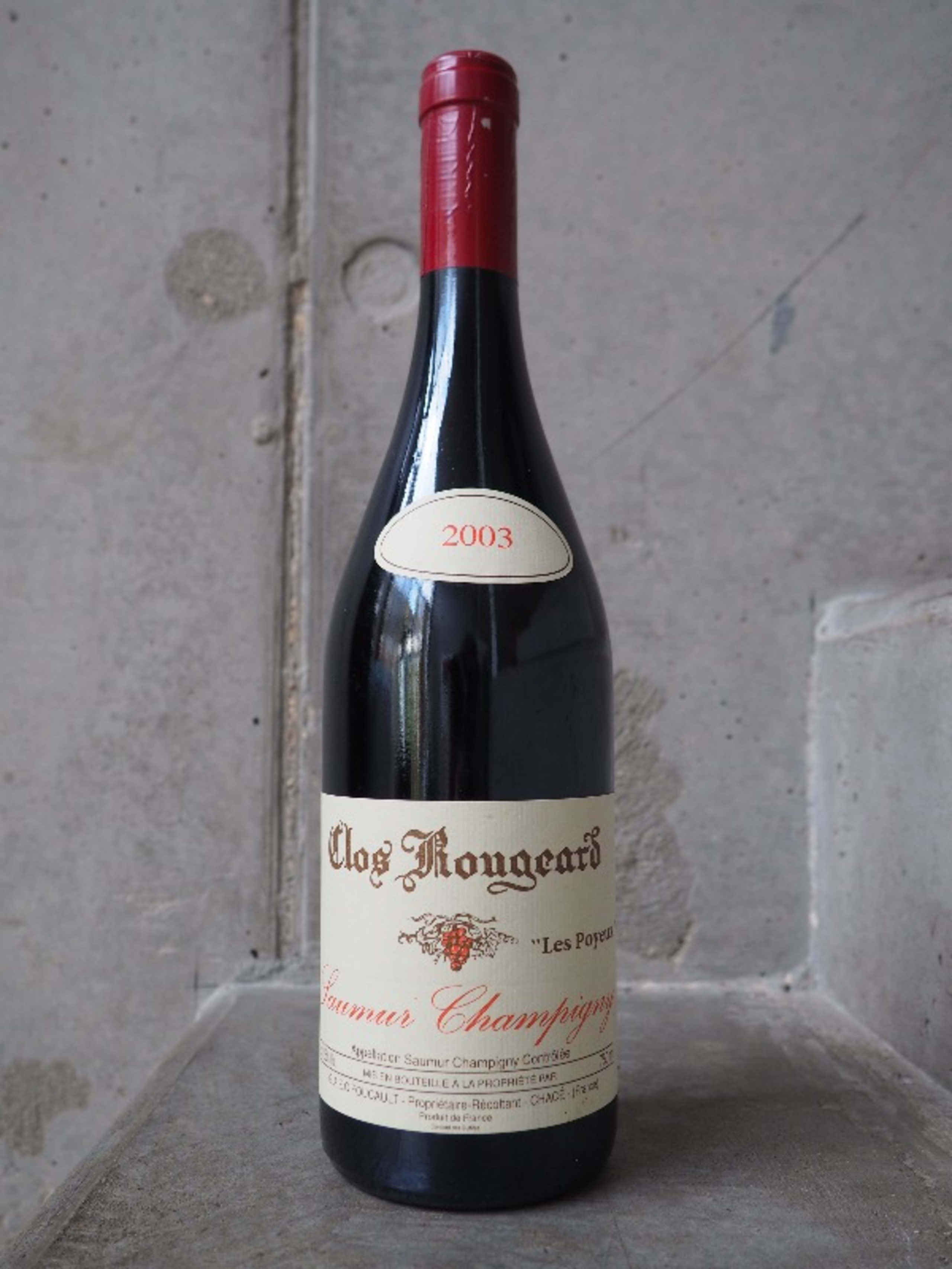 Les Poyeux, Saumur Champigny, Clos Rougeard, 2003