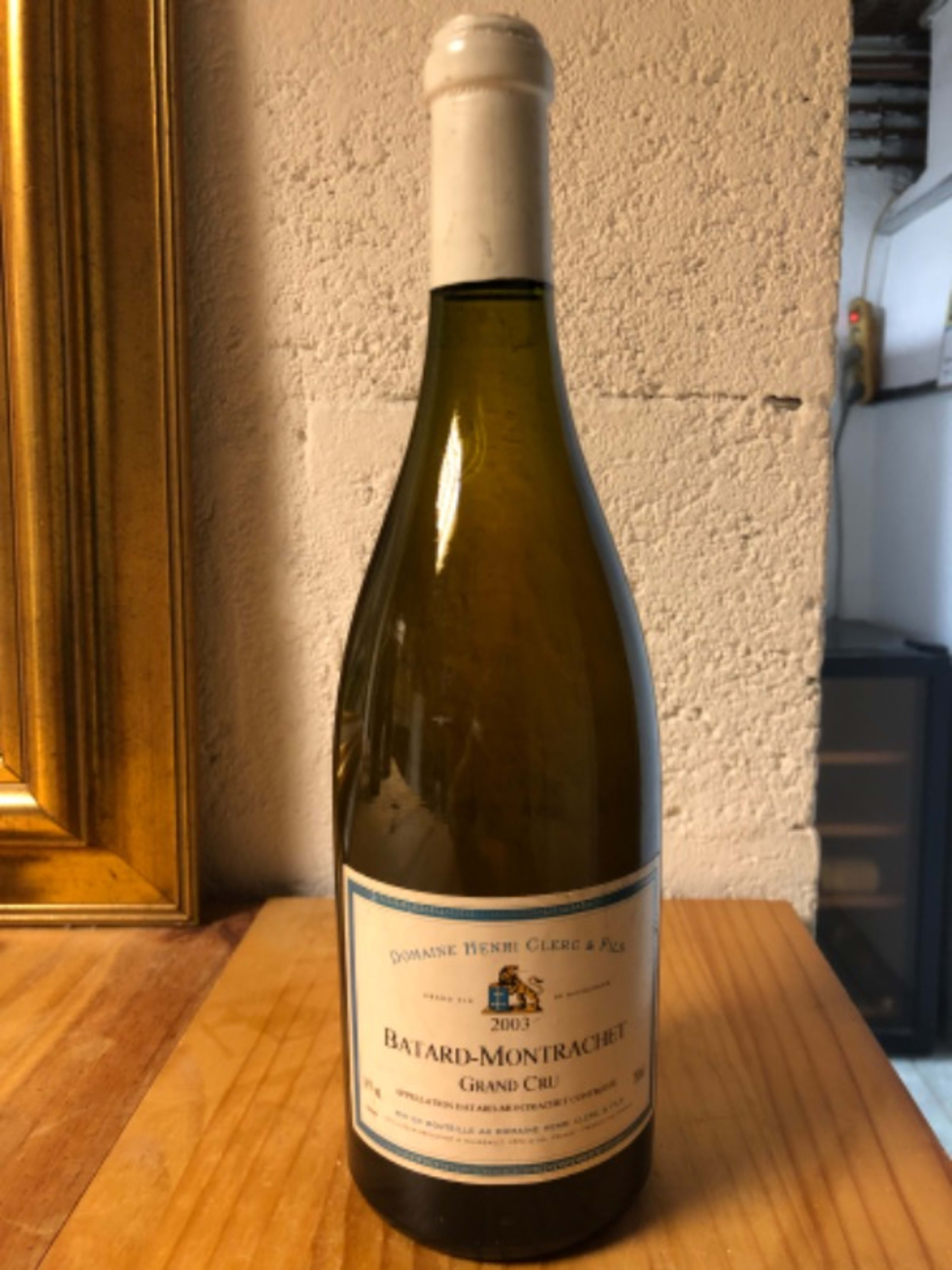 Bâtard-Montrachet, Batard-Montrachet, Henri Clerc & Fils, 2003