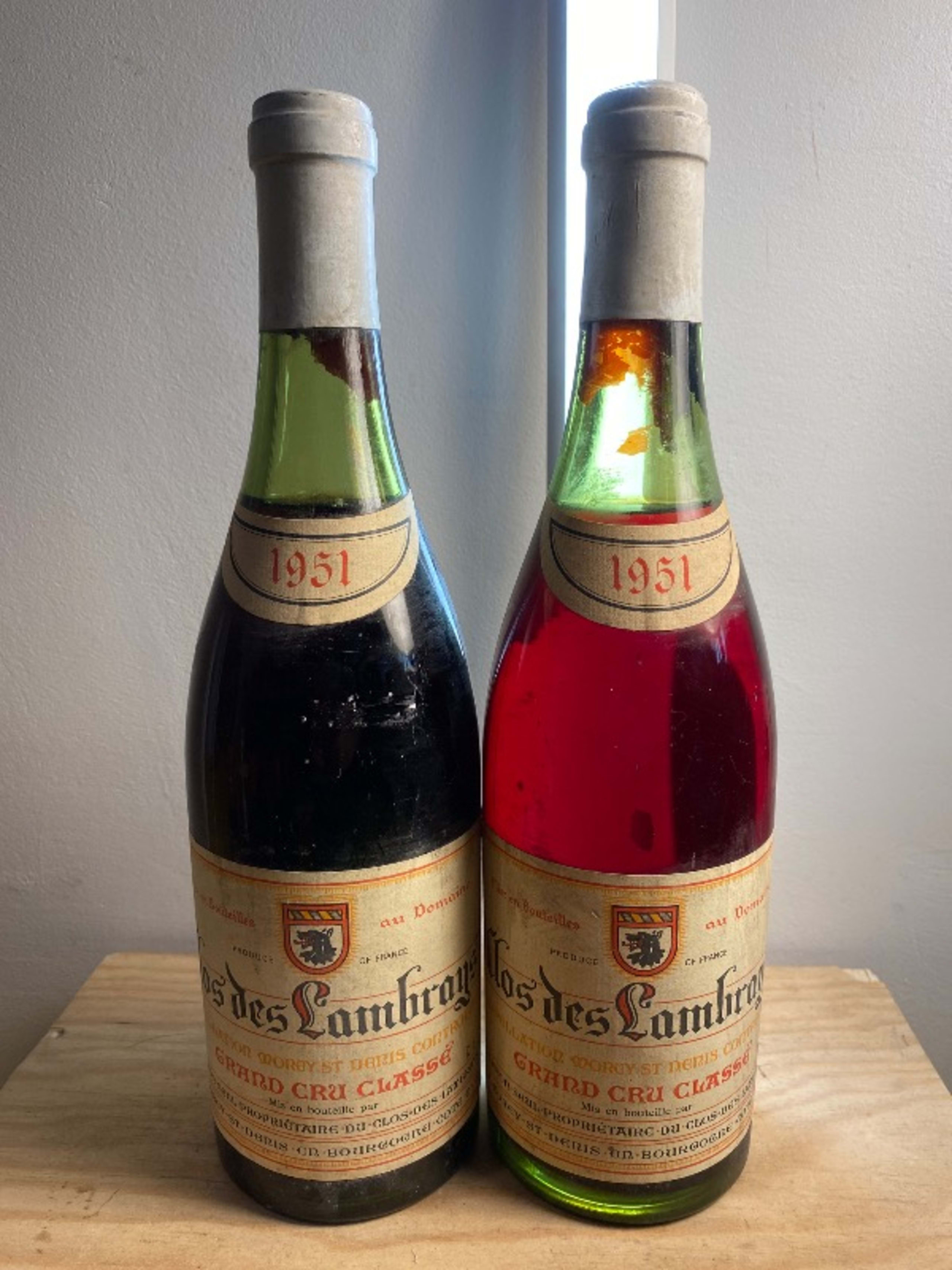 2 x Clos-des-Lambrays, Domaine Clos des Lambrays, 1951