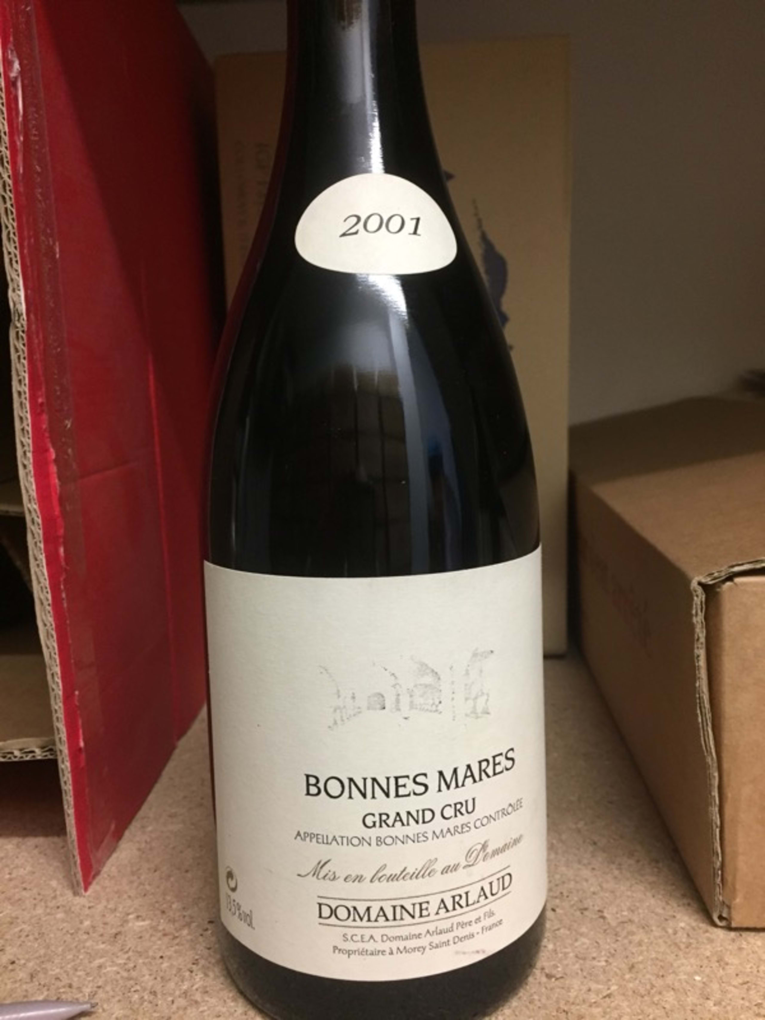 Bonnes-Mares, GRAND CRU, ARLAUD, 2001