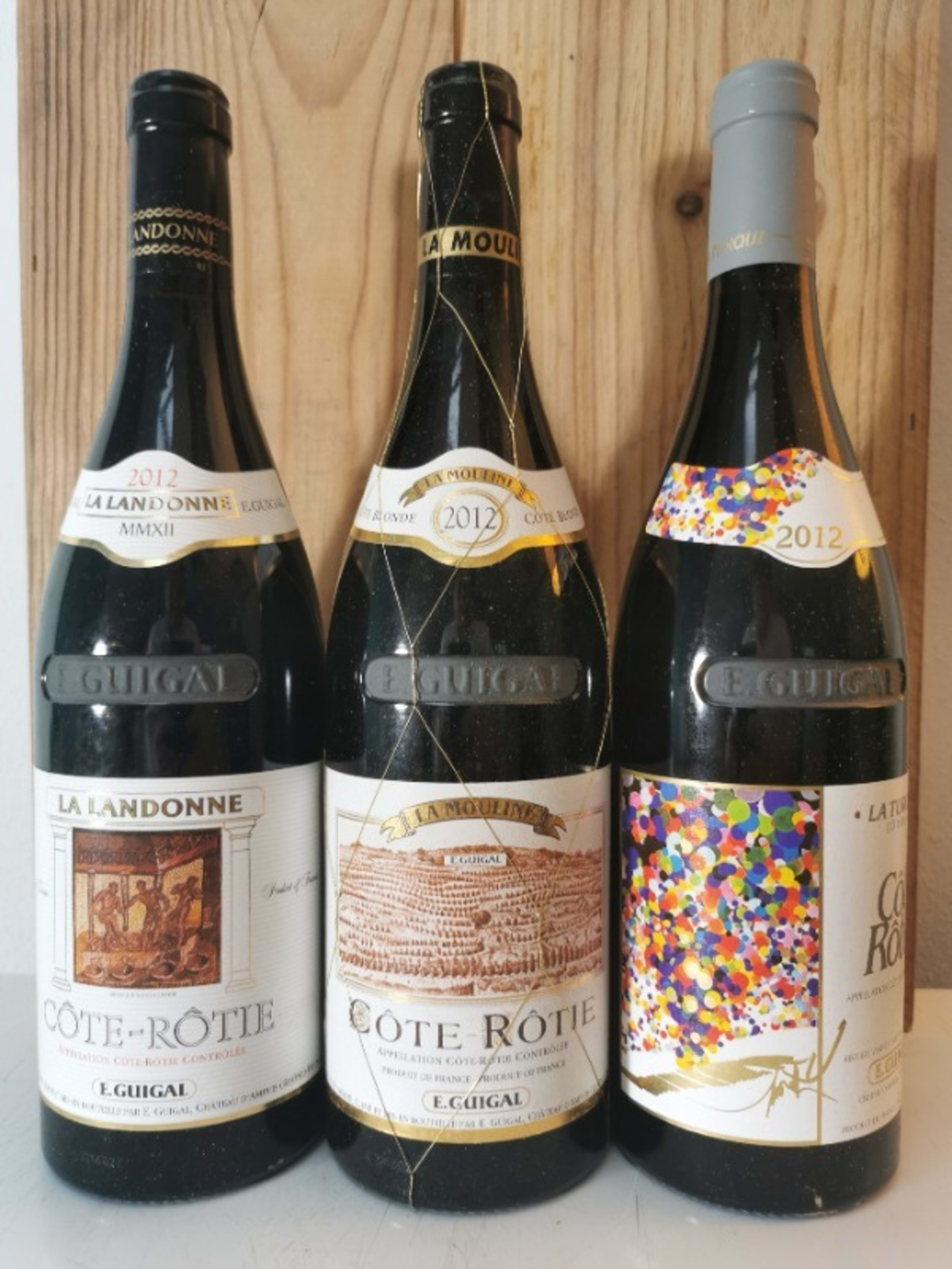 3 x CBO/OWC3 x Côte-Rôtie, Trilogie LaLaLa, E.Guigal, 2012
