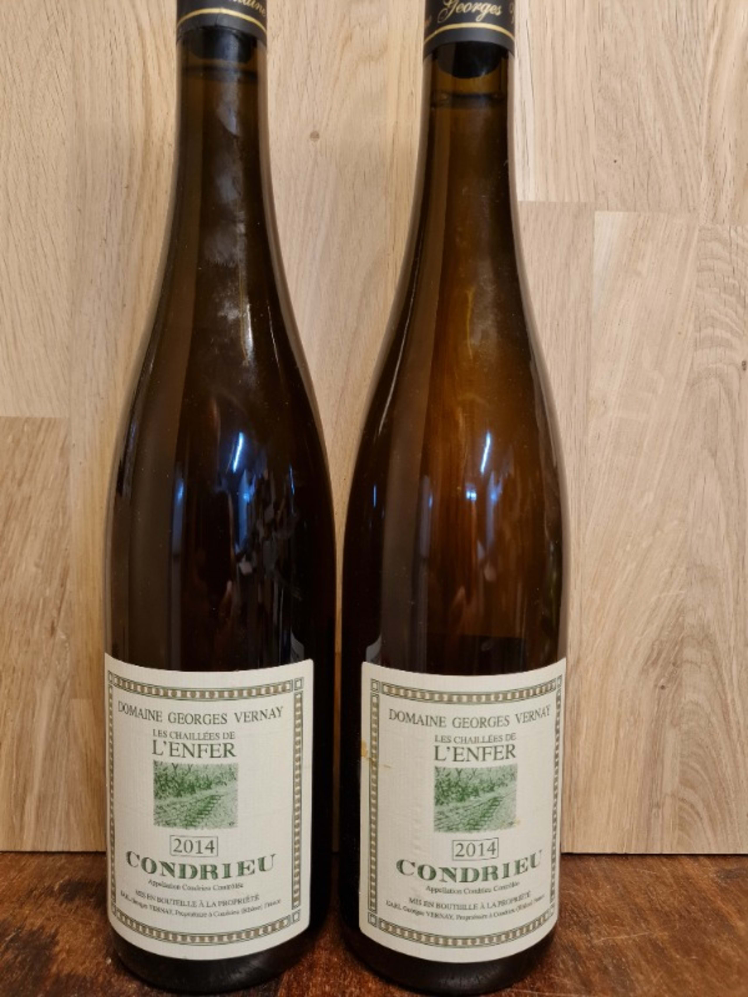 2 x Condrieu, l'Enfer, domaine Georges Vernay, 2014