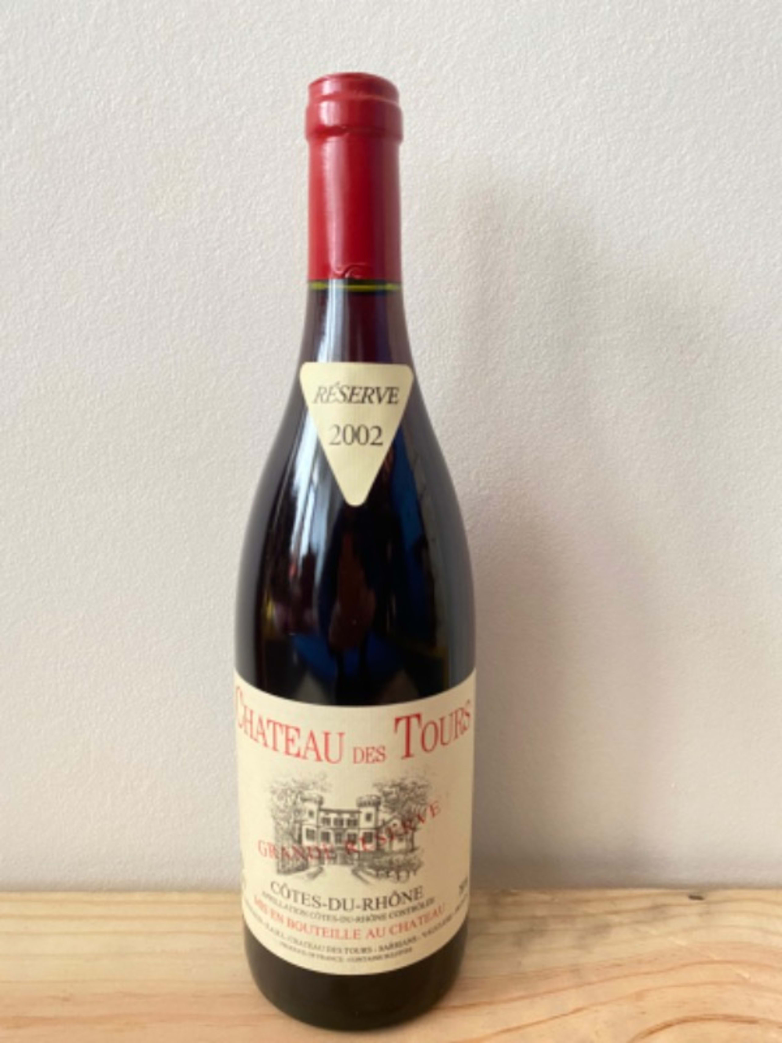 Côtes-du-Rhône, Grande Réserve, Château des Tours, 2002