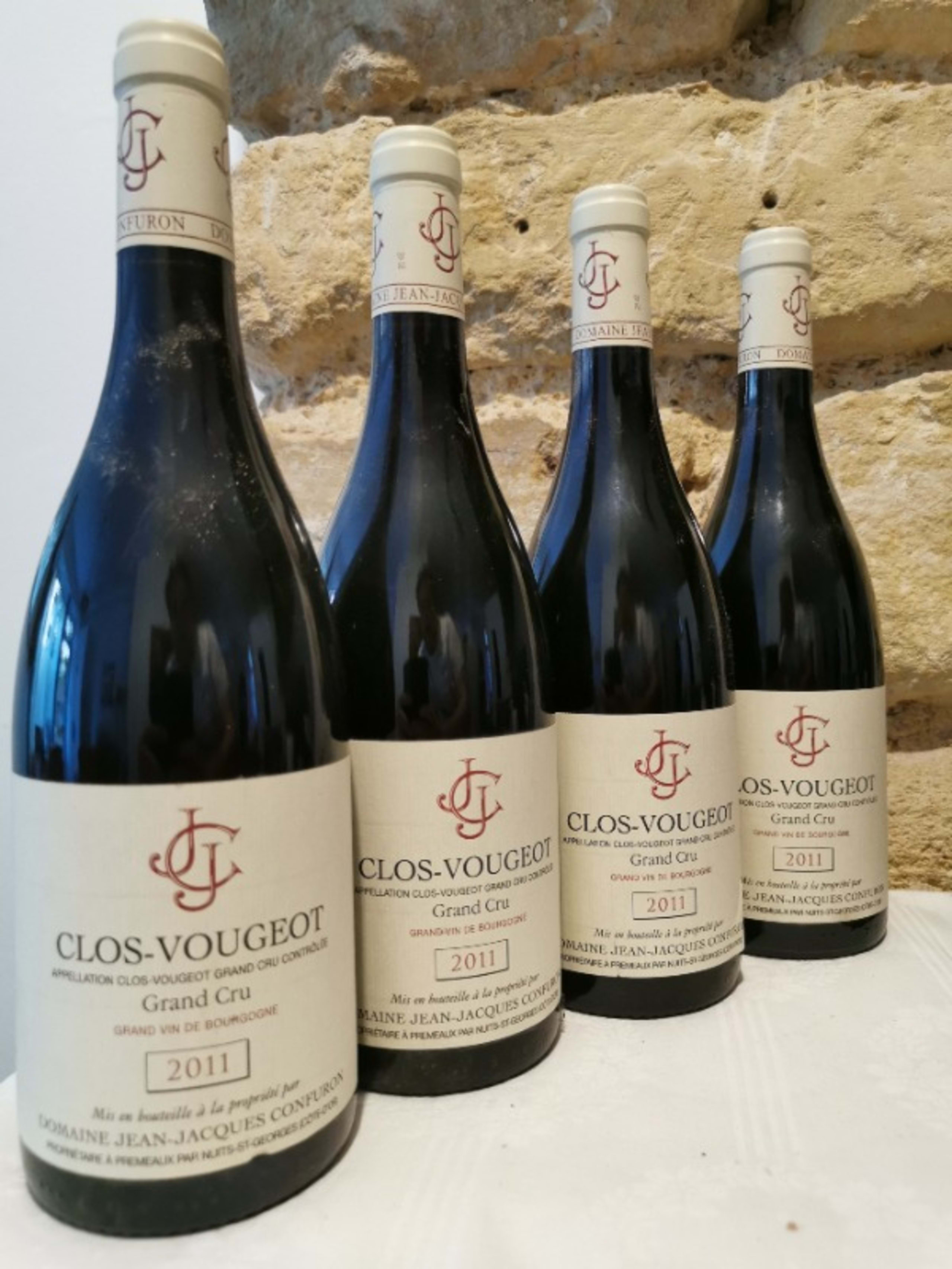 4 x Clos de Vougeot, Grand Cru, Domaine J. J. Confuron, 2011