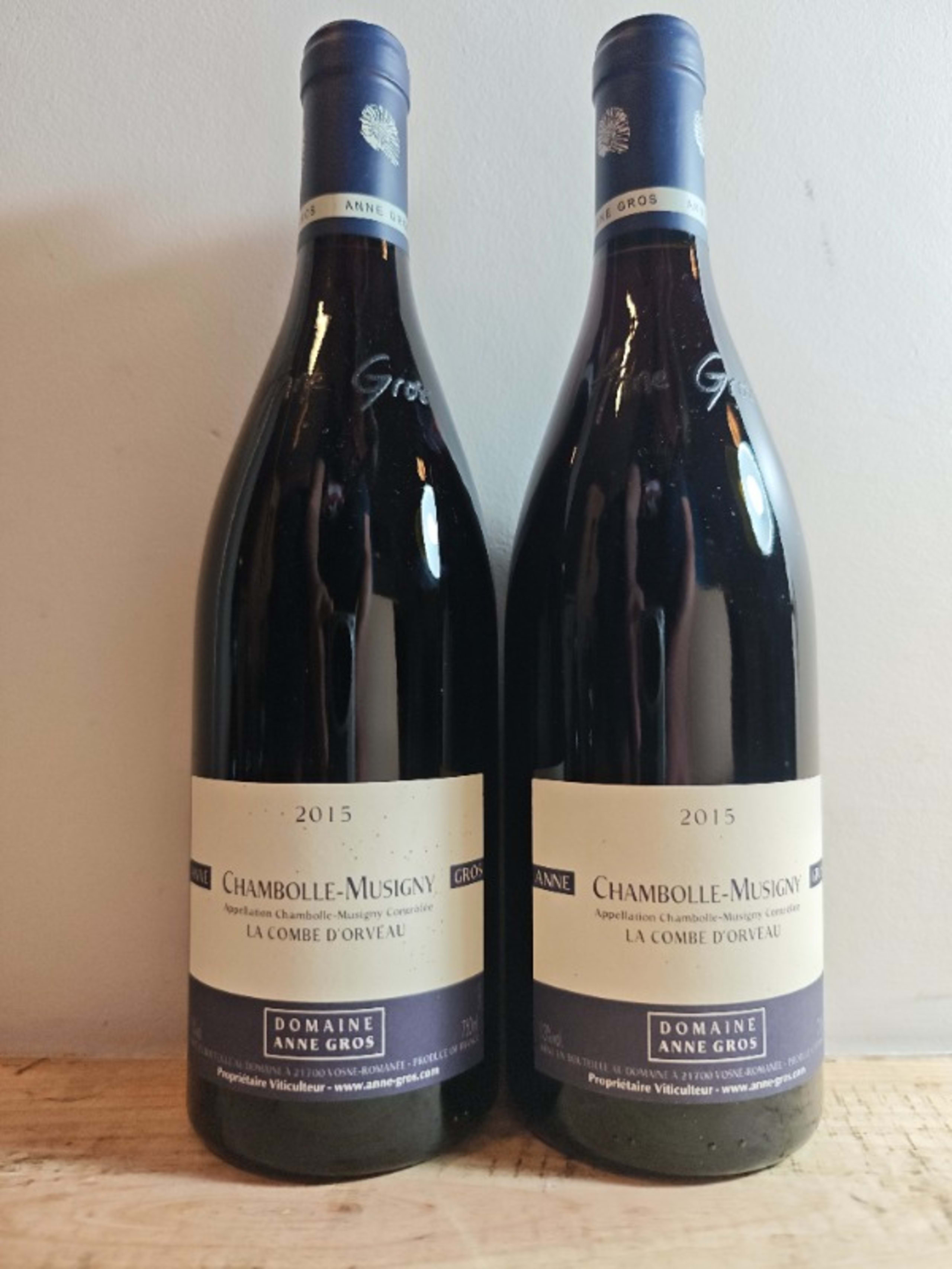 2 x Chambolle-Musigny, La Combe d'Orveau, Domaine Anne Gros, 2015