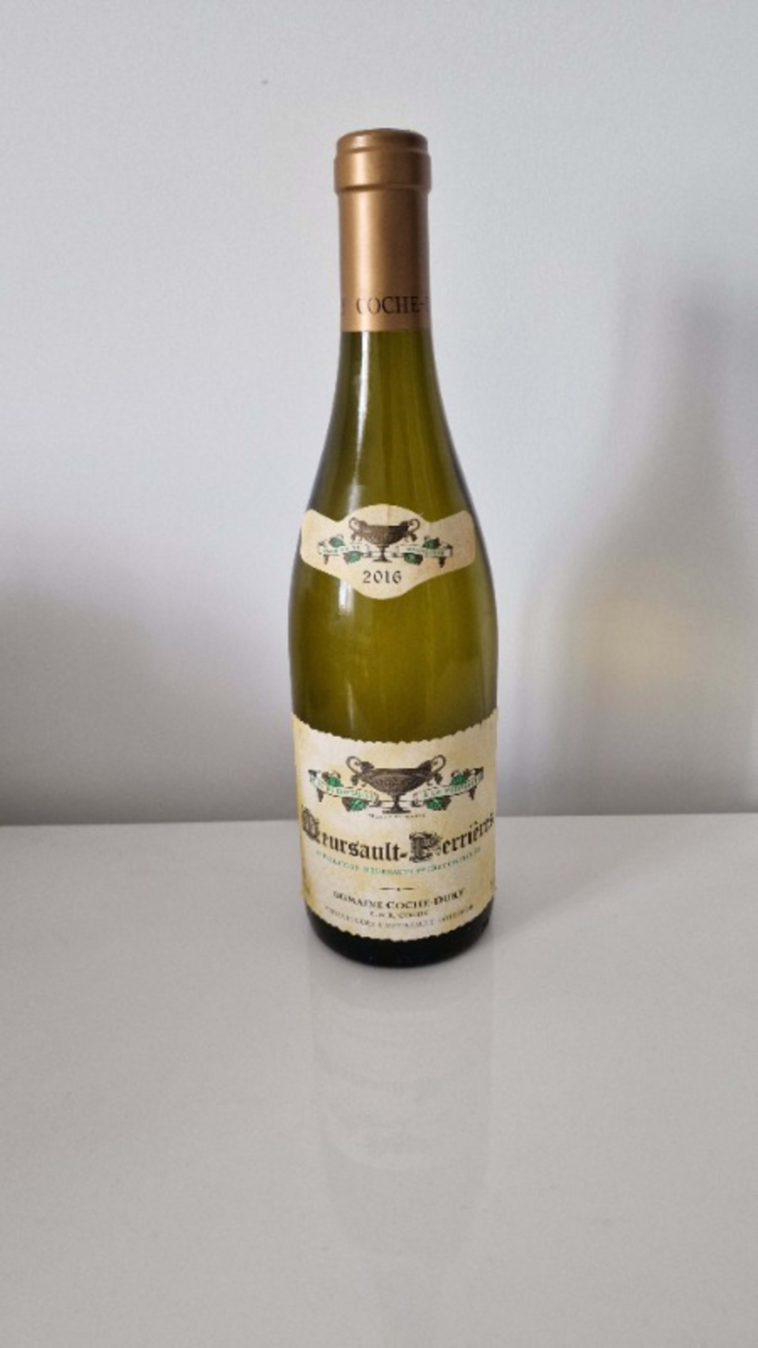 Meursault, Perrières, J.F.  Coche-Dury, 2016